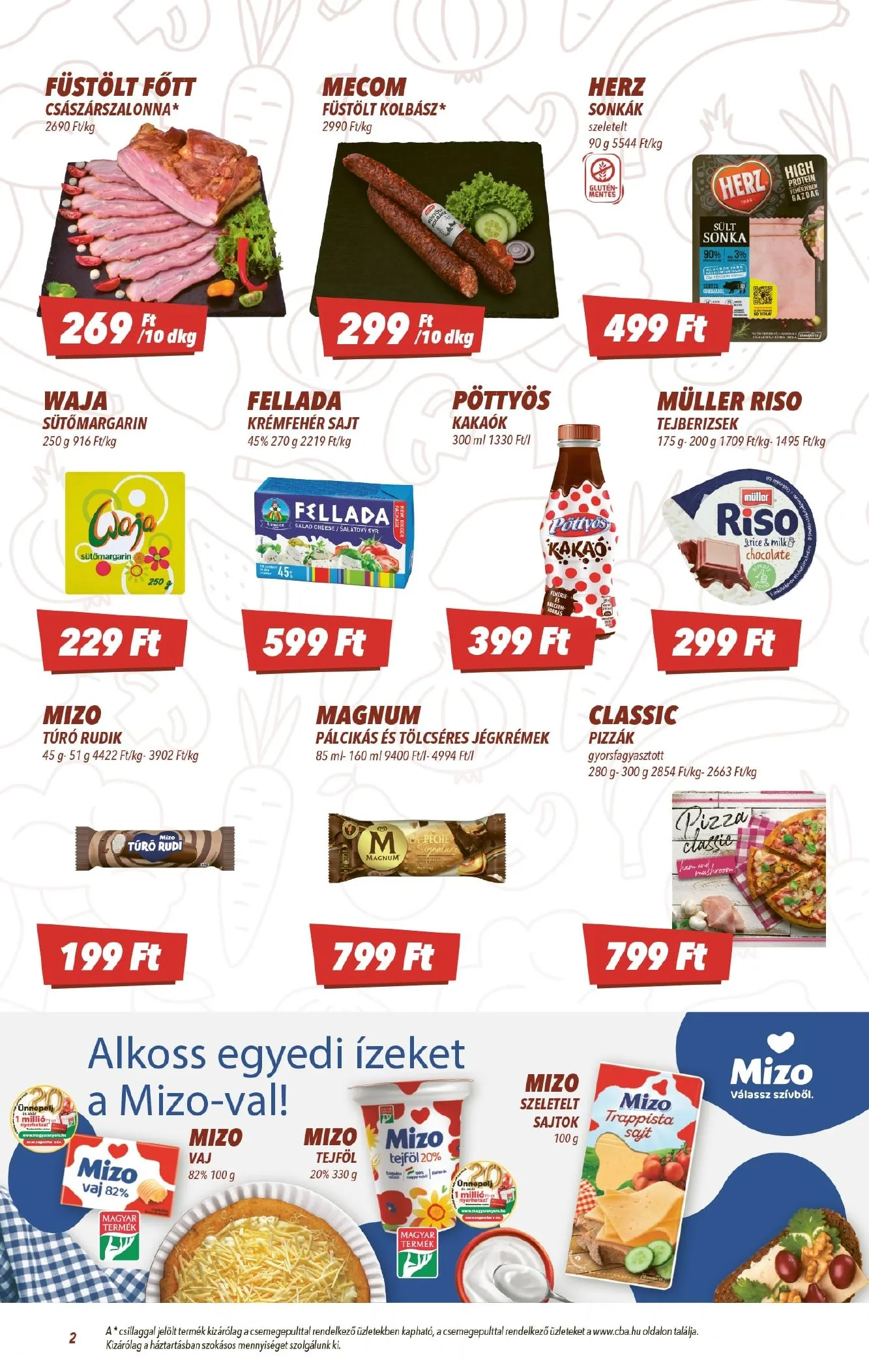 CBA akciós újság 08.13–08.19 – 2. oldal