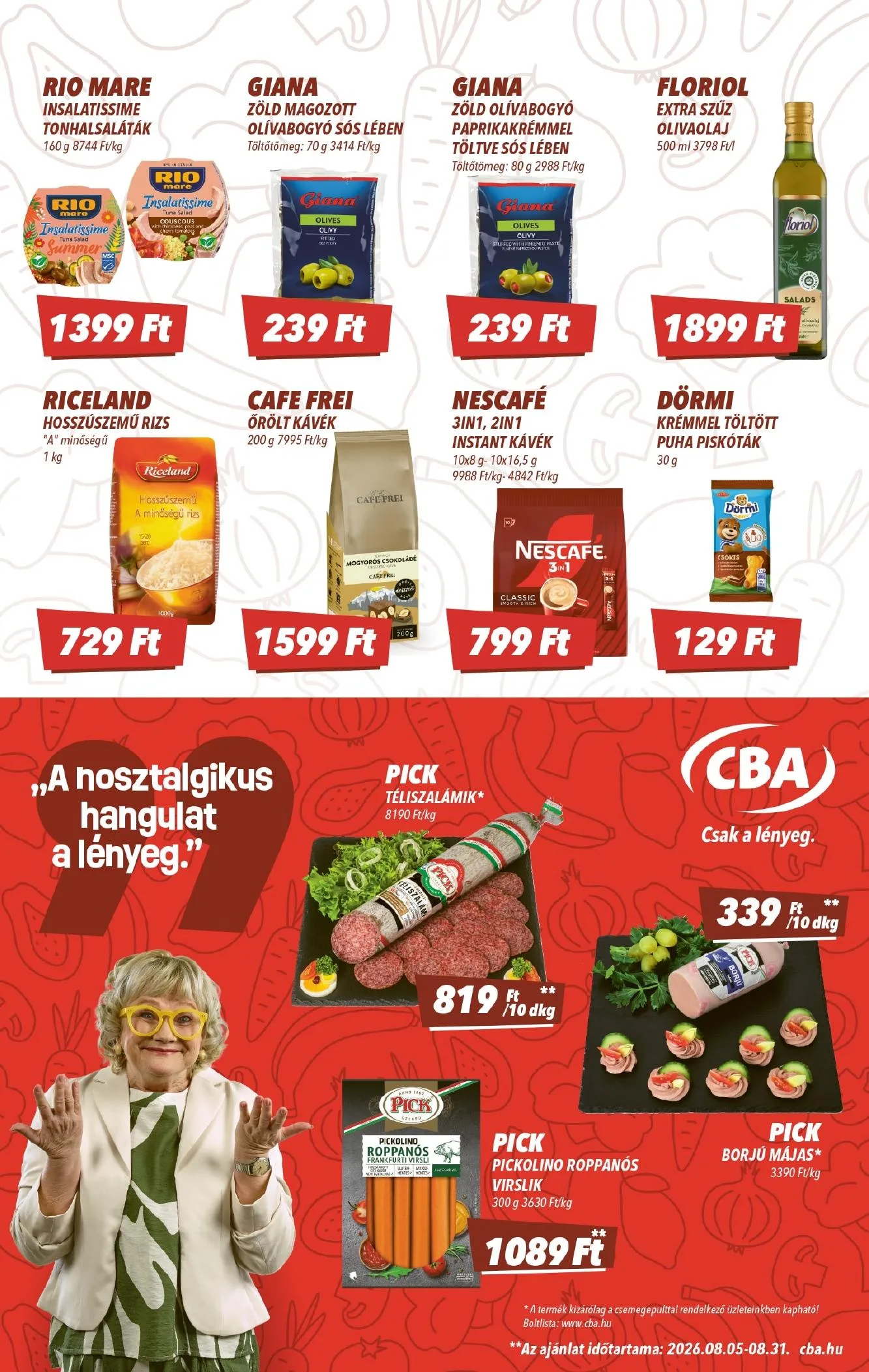 CBA akciós újság 08.13–08.19 – 3. oldal
