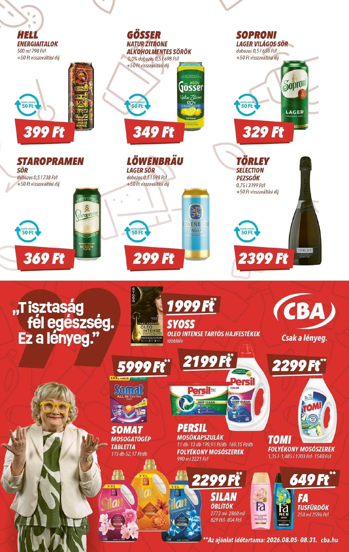 CBA akciós újság 08.13–08.19 – 7. oldal