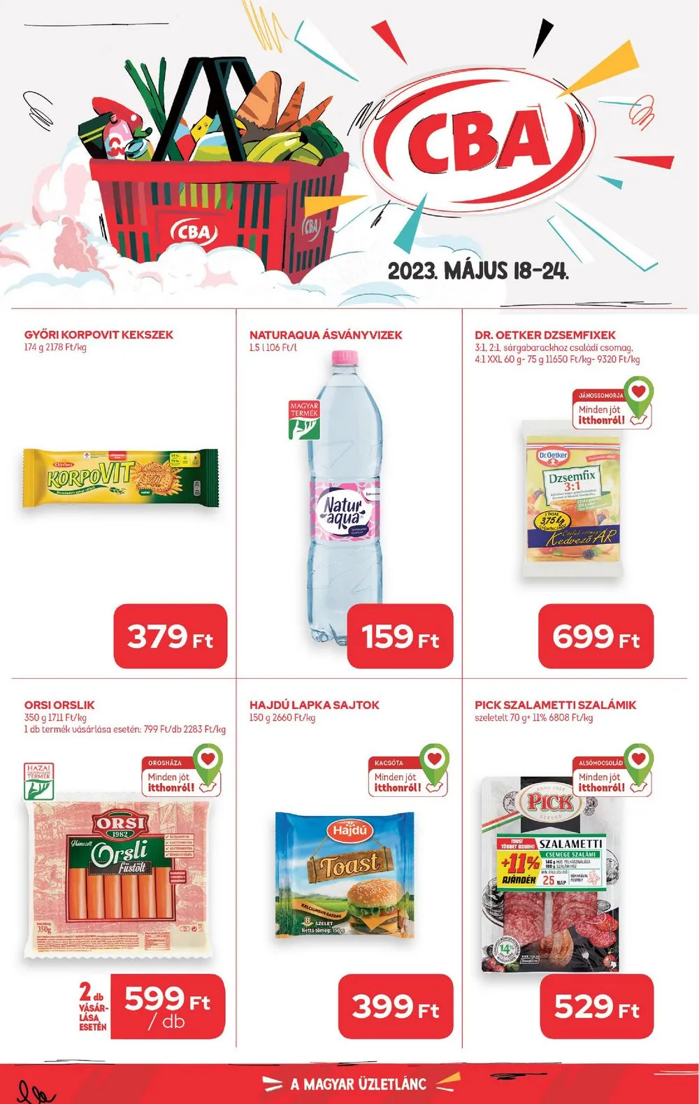 CBA akciós újság Lapo 05.18–05.24