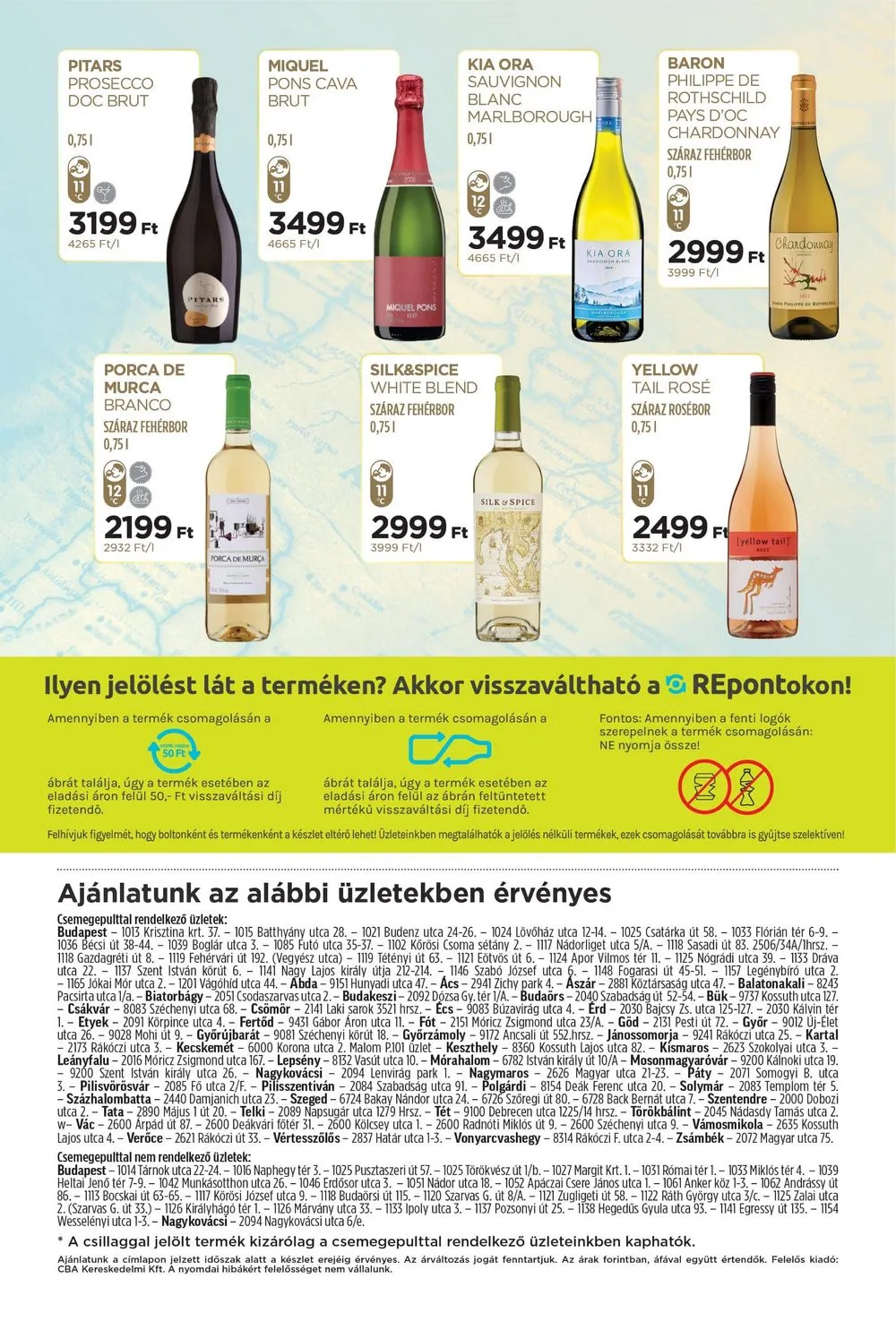 CBA akciós újság Prima borzsongo 05.20–06.30 – 16. oldal