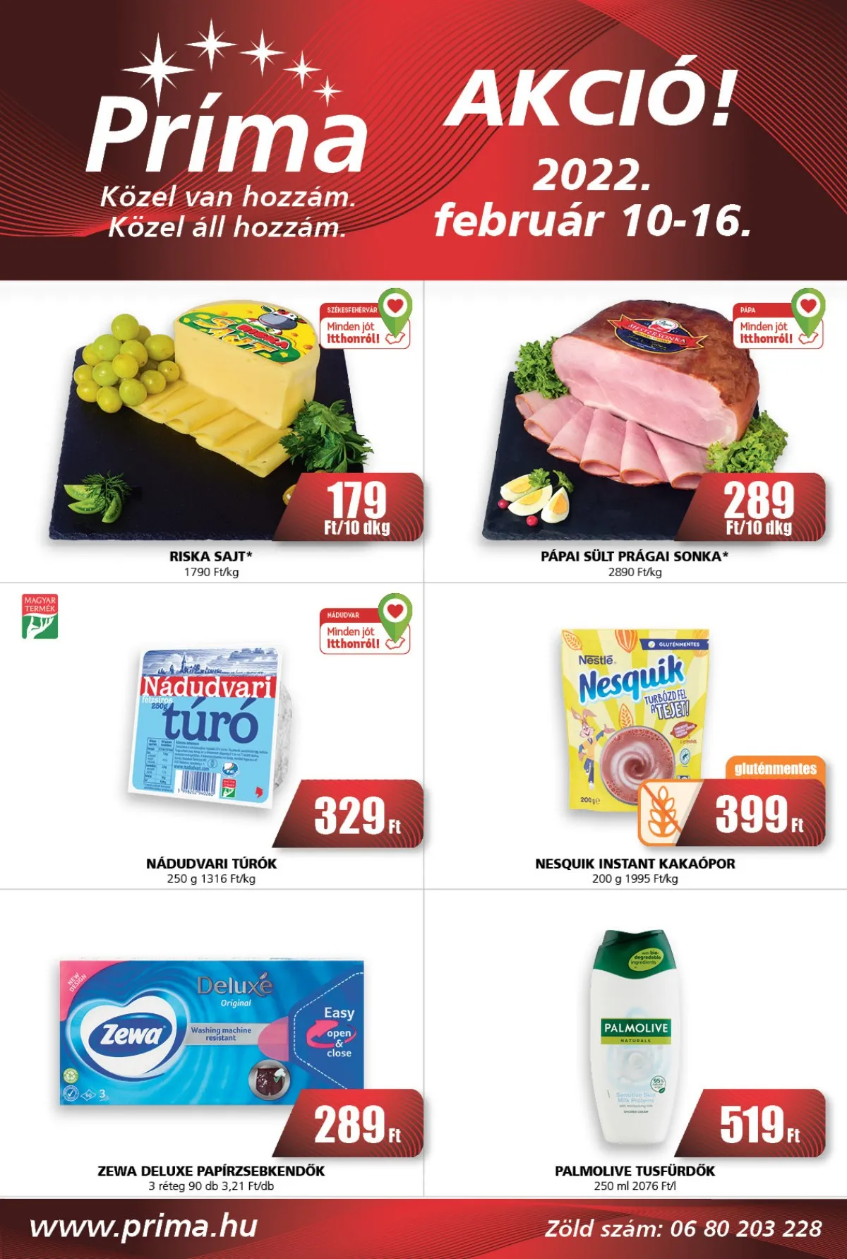 CBA akciós újság Prima 02.10–02.16