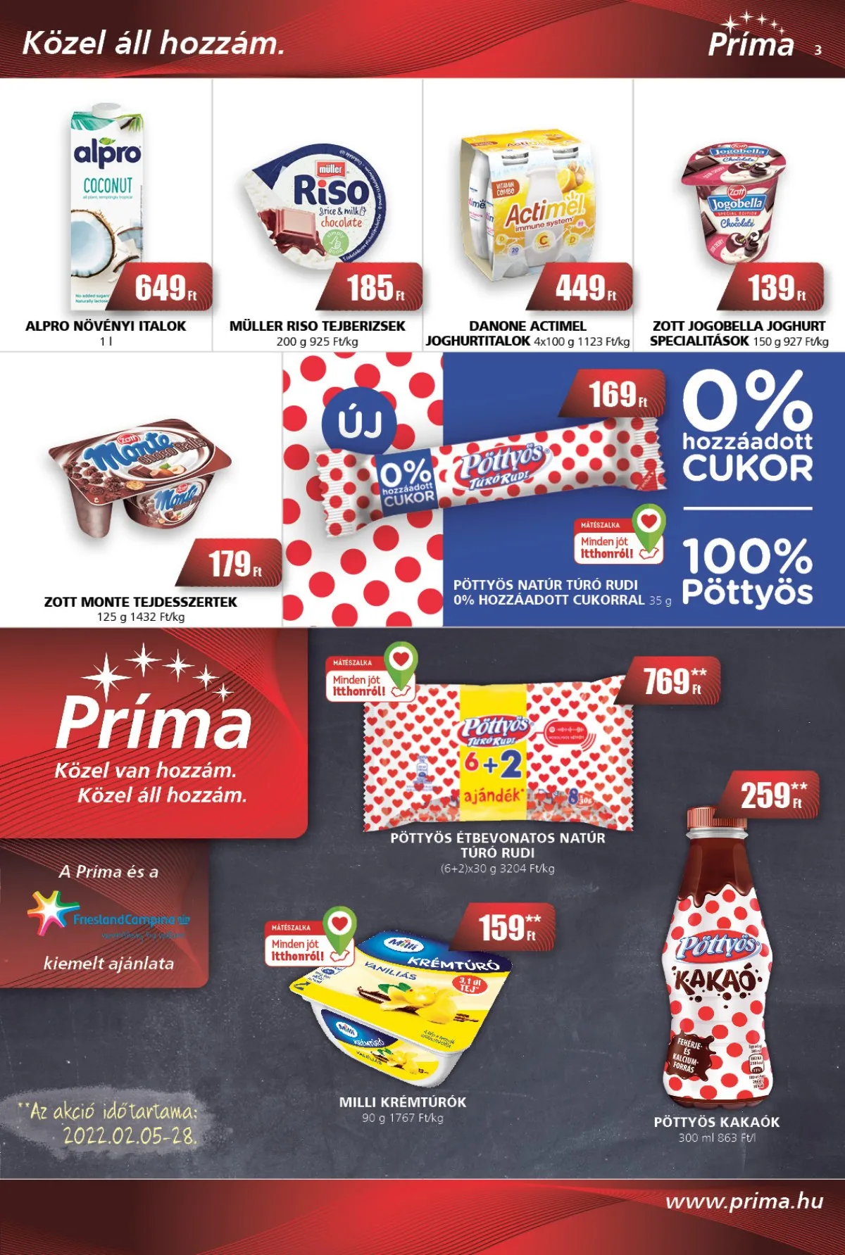 CBA akciós újság Prima 02.10–02.16 – 3. oldal
