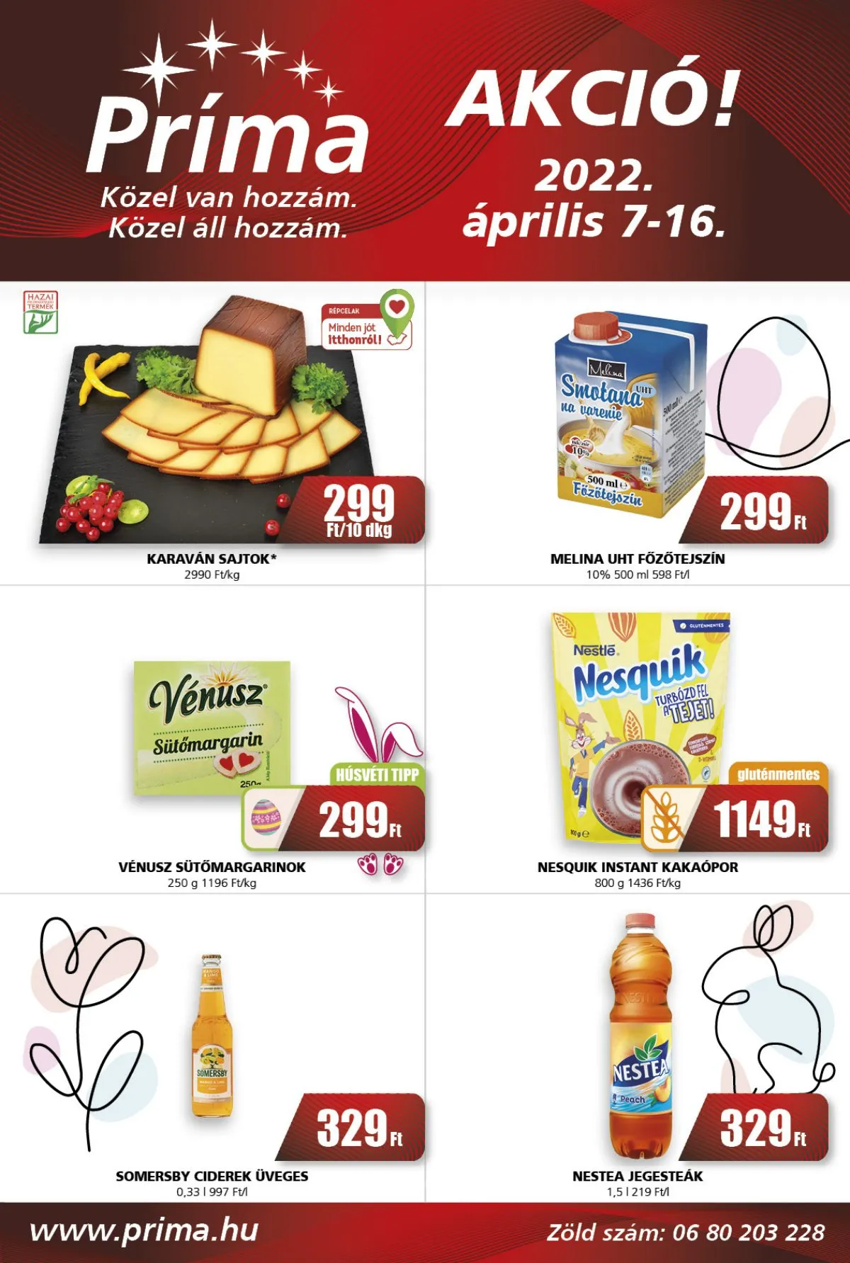 CBA akciós újság Prima 04.07–04.16