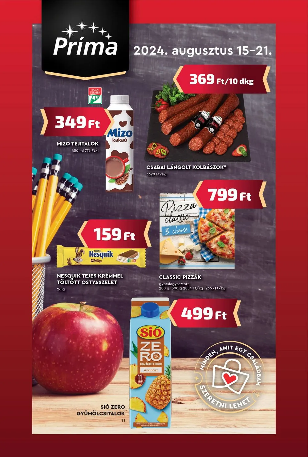 CBA akciós újság Prima 08.15–08.21