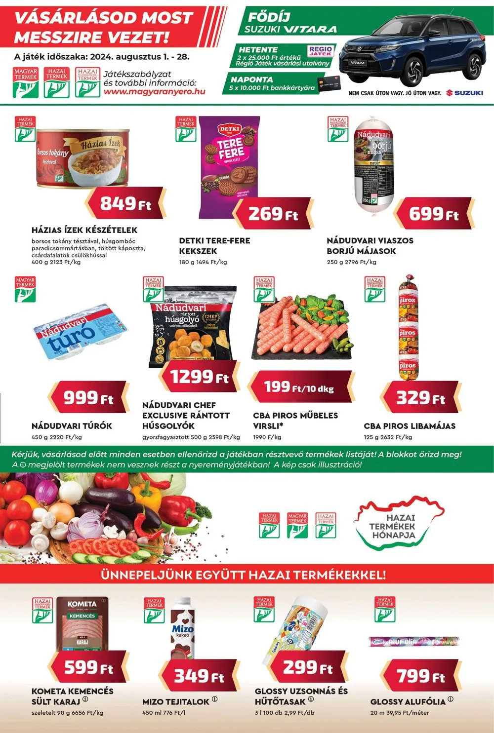 CBA akciós újság Prima 08.15–08.21 – 7. oldal
