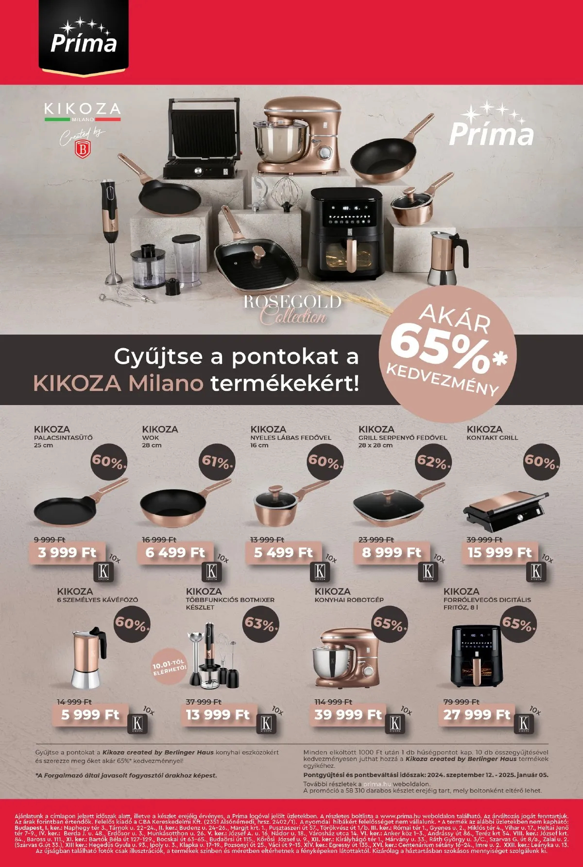 CBA akciós újság Prima 09.19–09.25 – 12. oldal