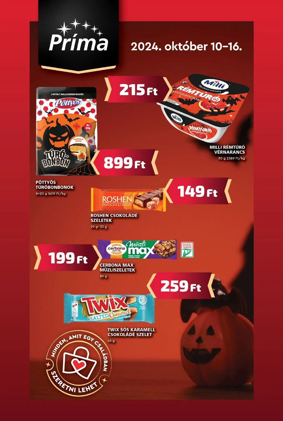 CBA akciós újság Prima 10.10–10.16