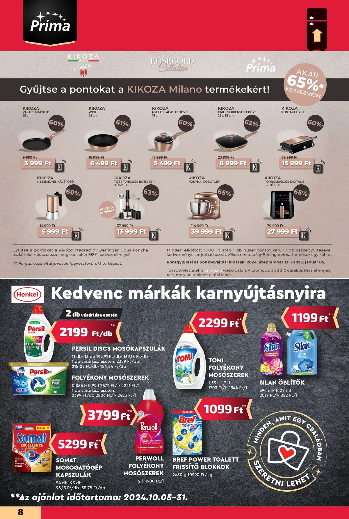 CBA akciós újság Prima 10.10–10.16 – 8. oldal