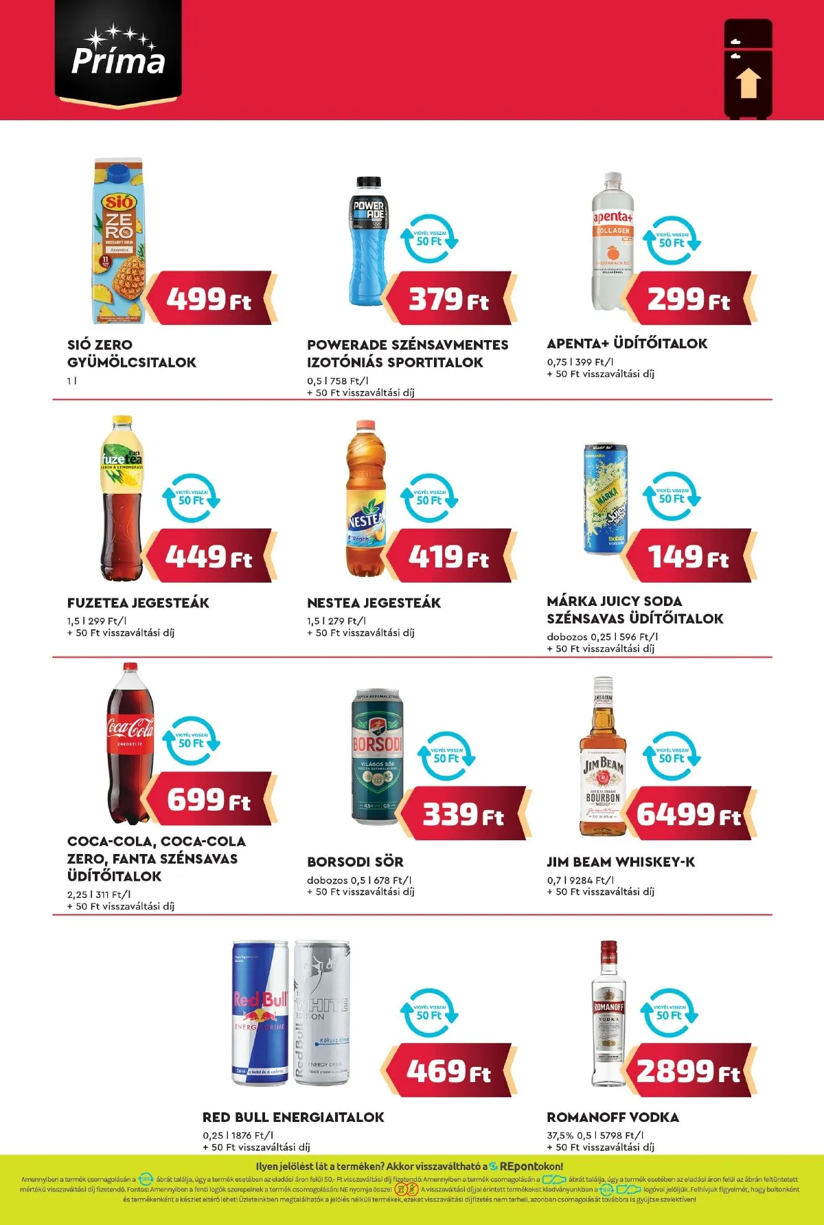 CBA akciós újság Prima 10.17–10.27 – 10. oldal