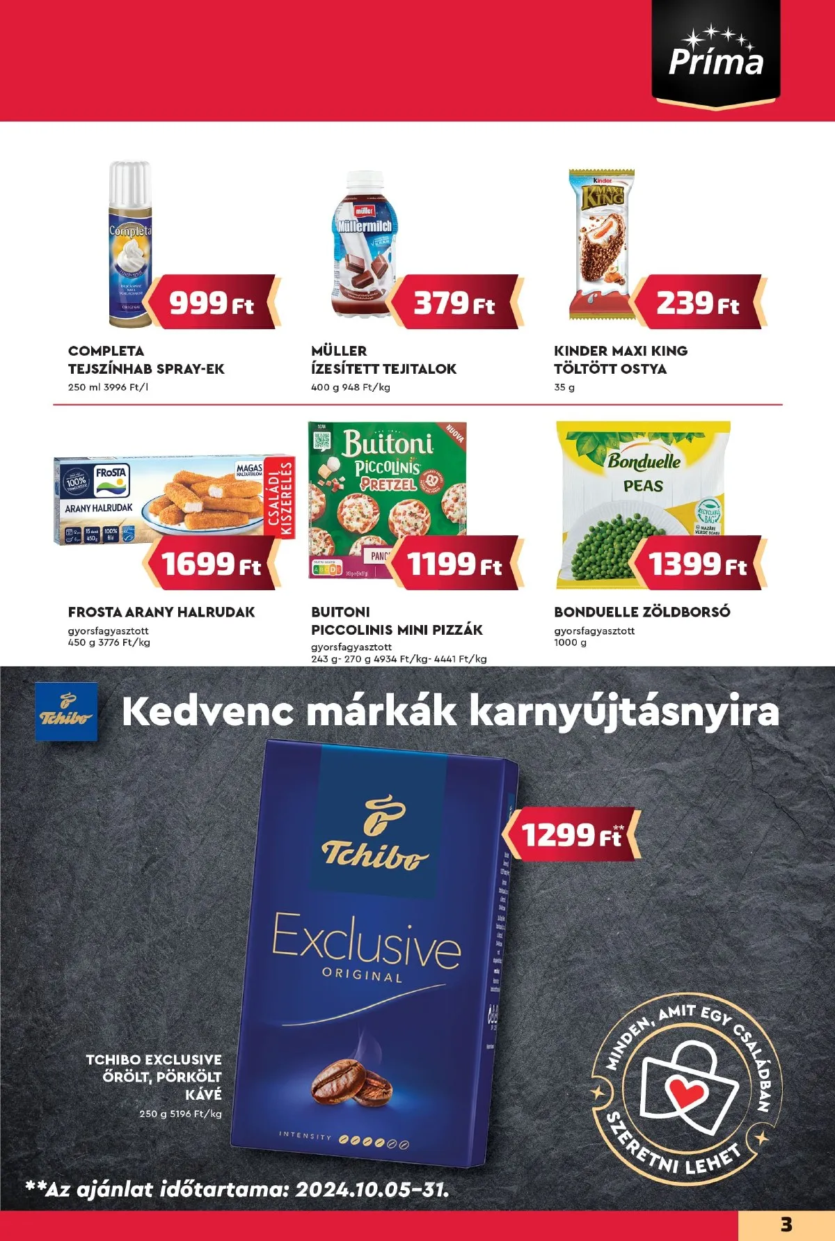 CBA akciós újság Prima 10.17–10.27 – 3. oldal