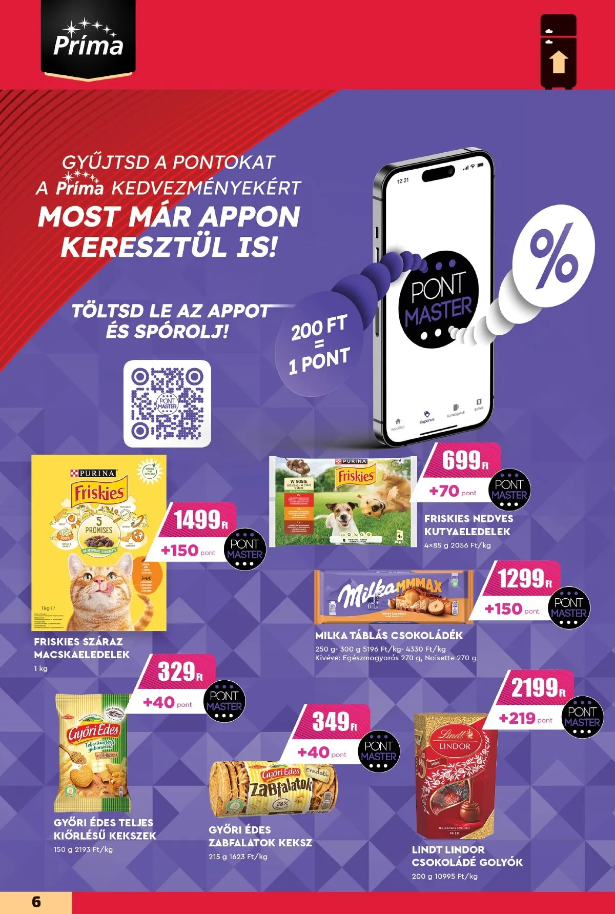 CBA akciós újság Prima 10.17–10.27 – 6. oldal