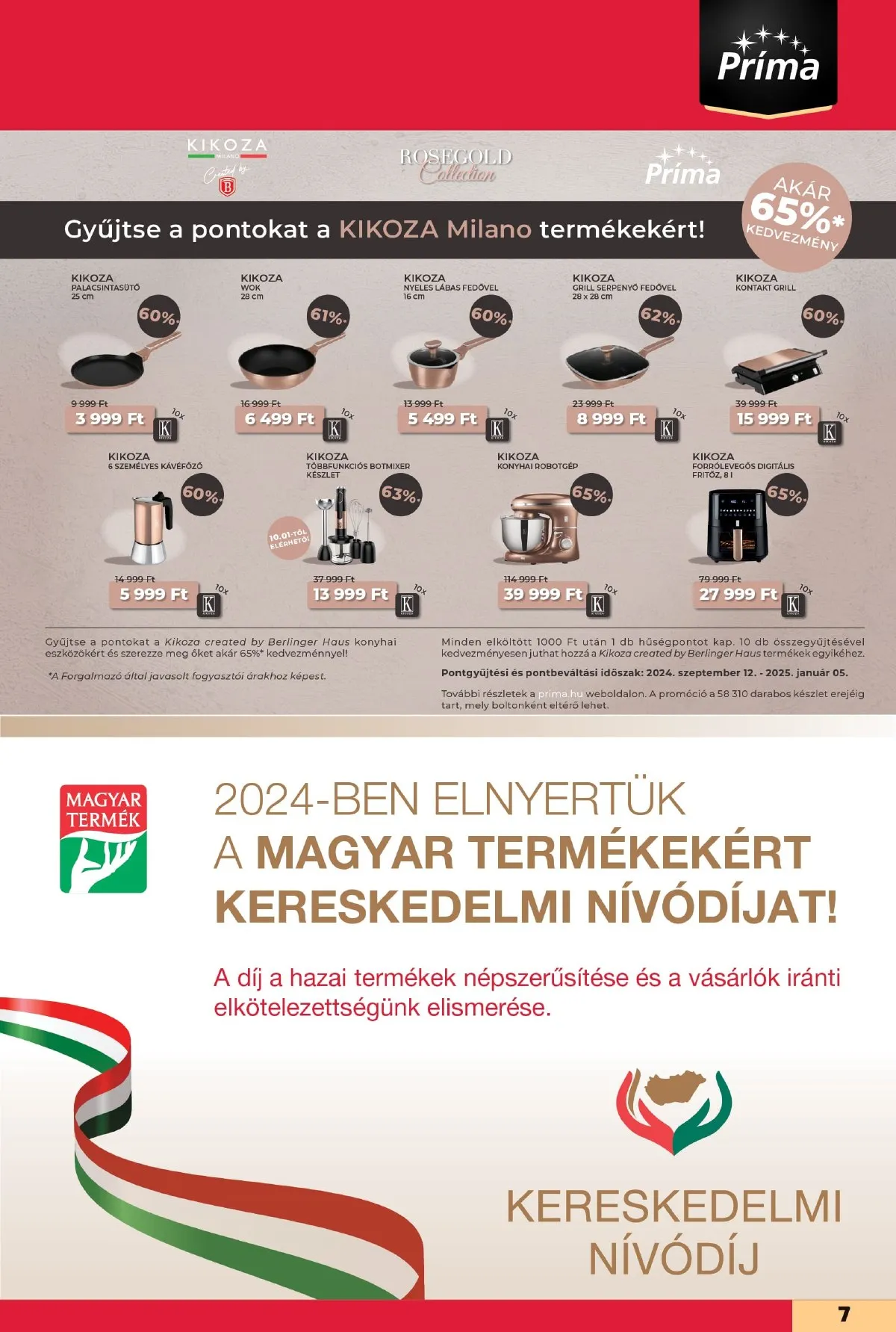 CBA akciós újság Prima 10.17–10.27 – 7. oldal