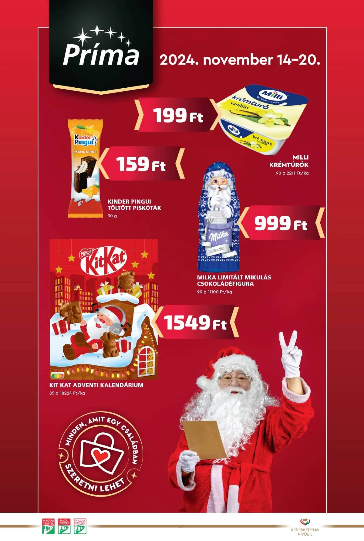 CBA akciós újság Prima 11.14–11.20
