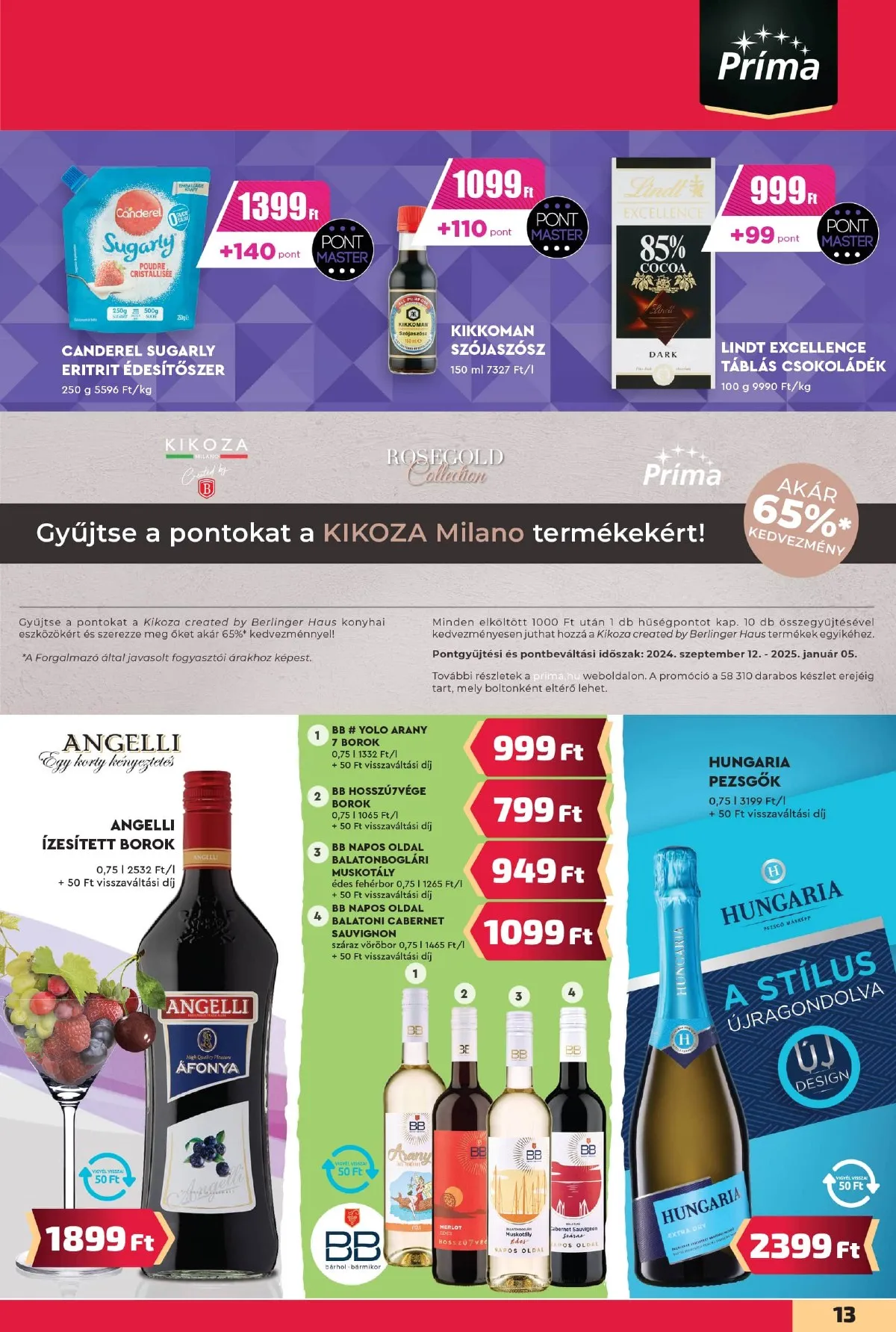 CBA akciós újság Prima 11.14–11.20 – 13. oldal