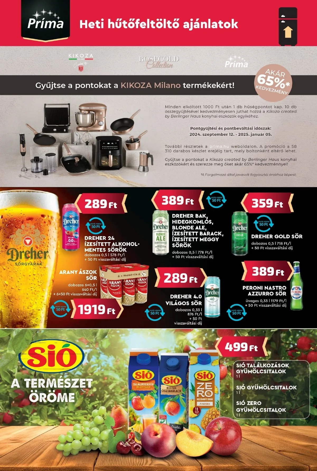 CBA akciós újság Prima 11.21–11.27 – 10. oldal