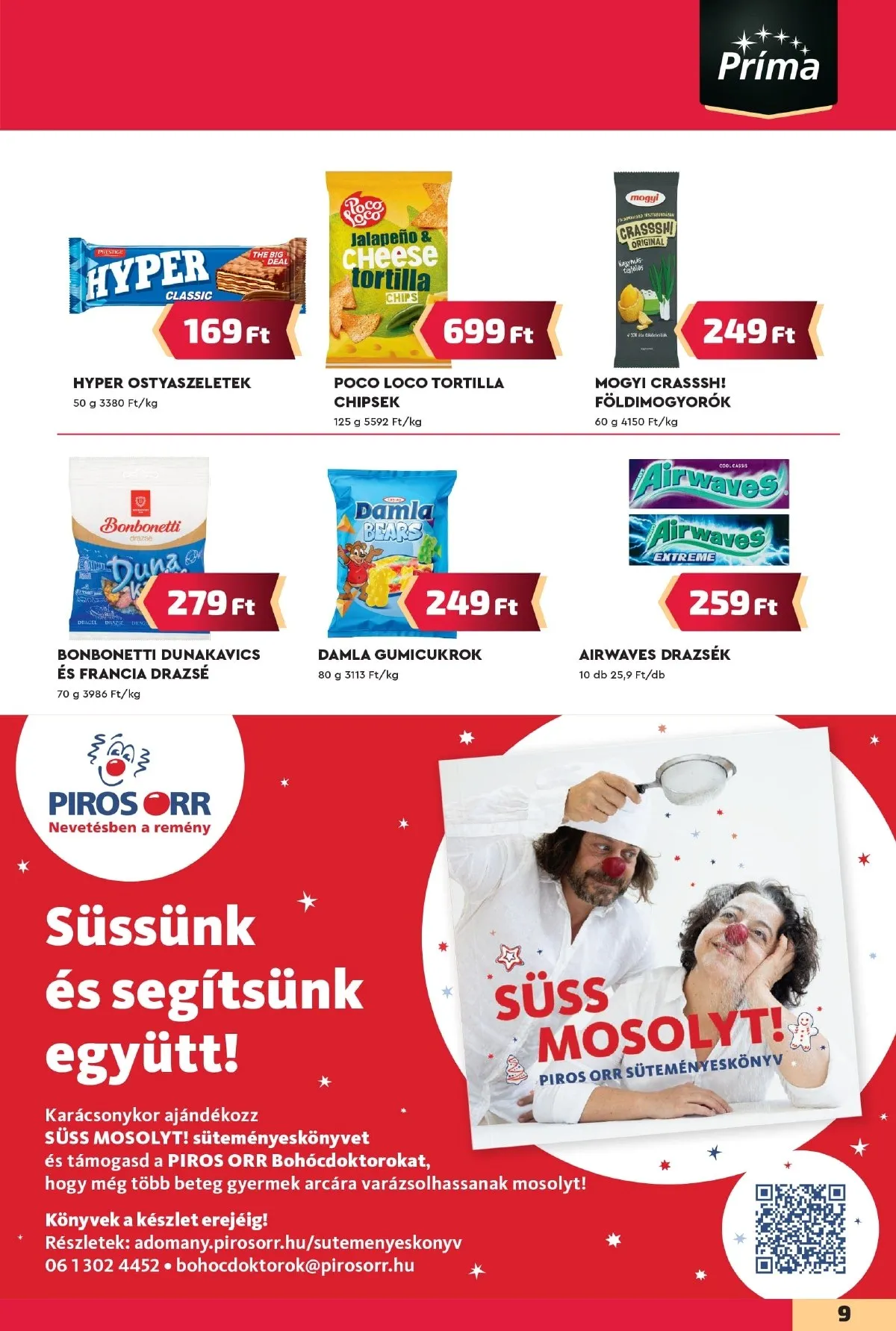 CBA akciós újság Prima 11.21–11.27 – 9. oldal