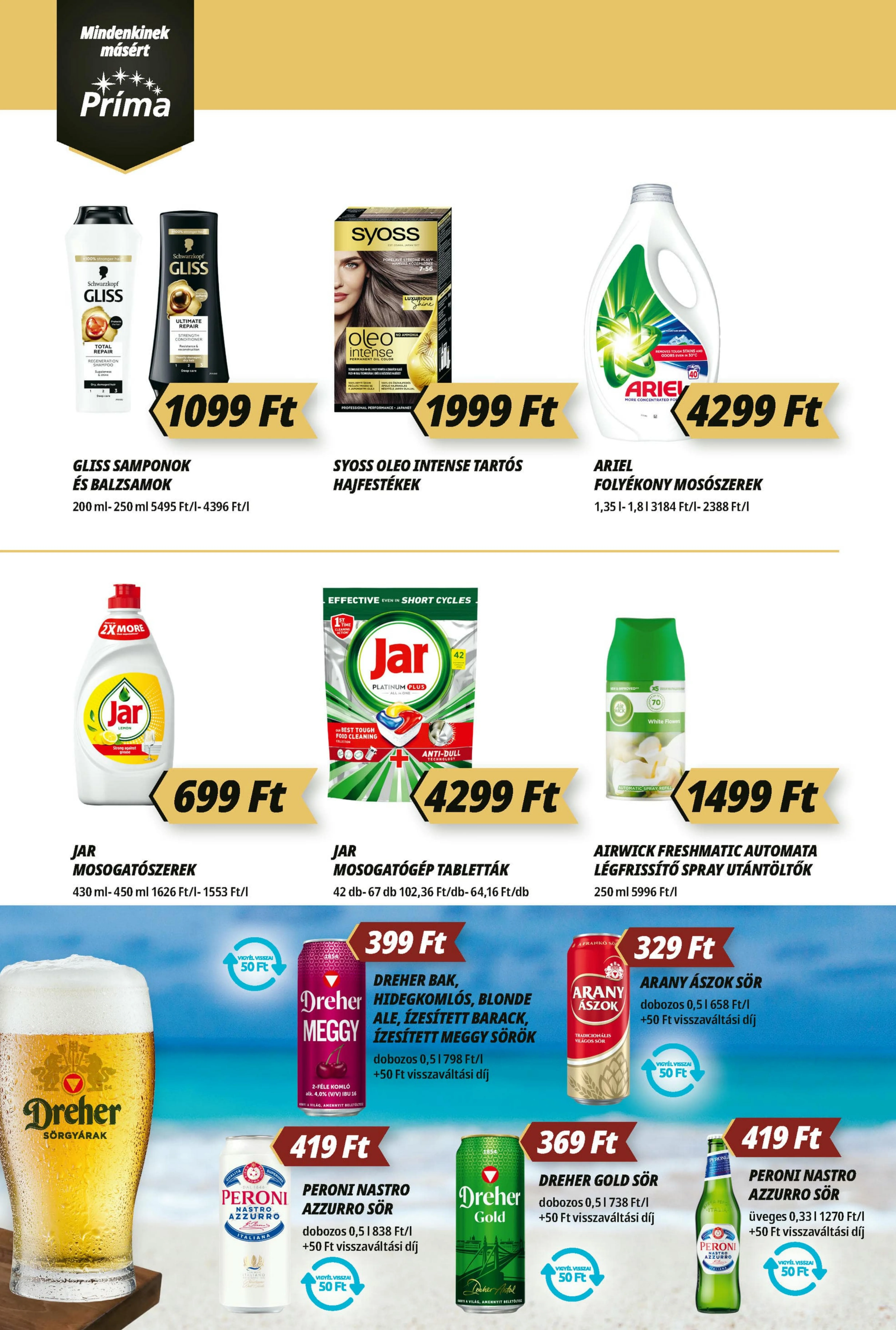 CBA akciós újság Prima 07.10–07.16 – 10. oldal