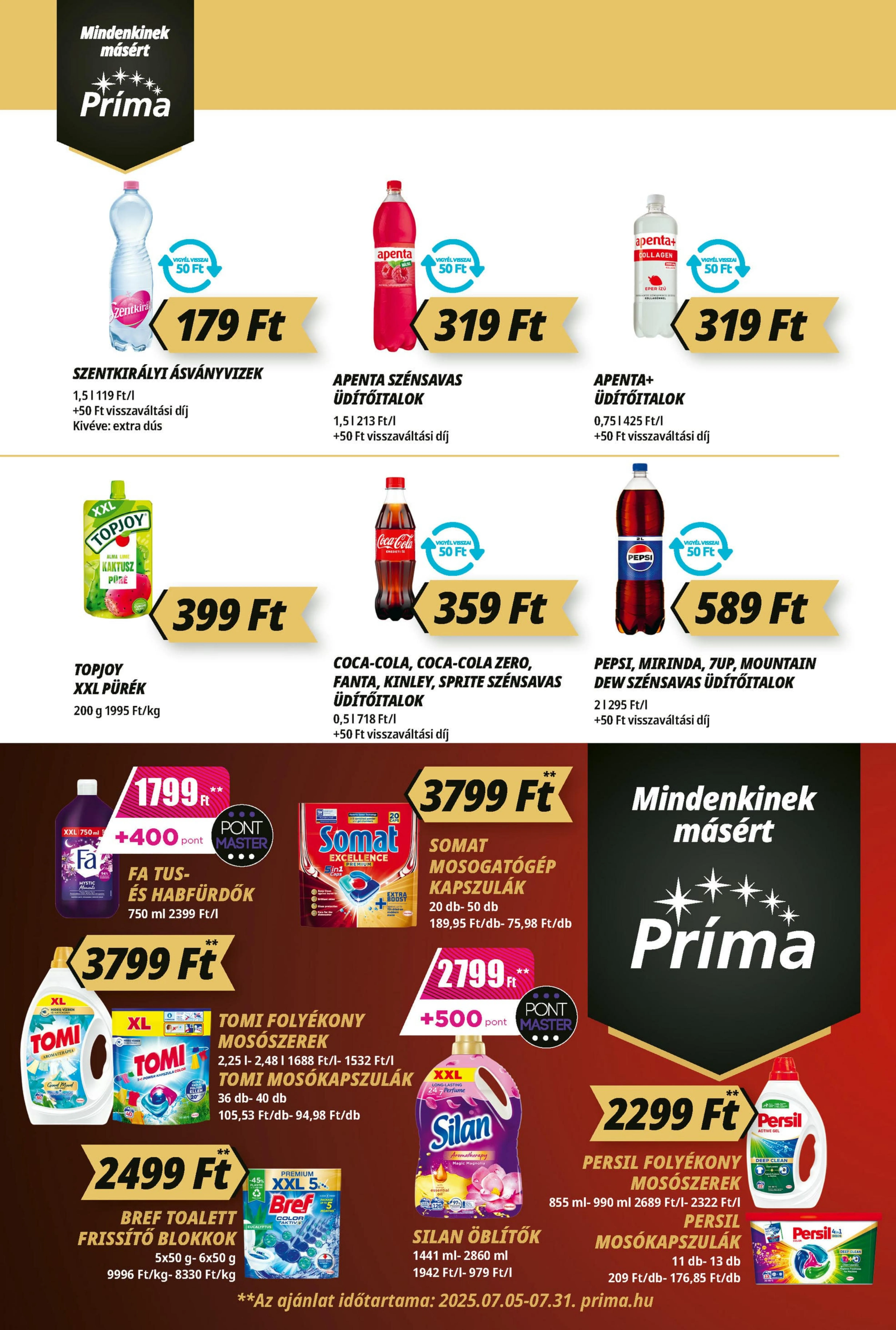 CBA akciós újság Prima 07.10–07.16 – 8. oldal