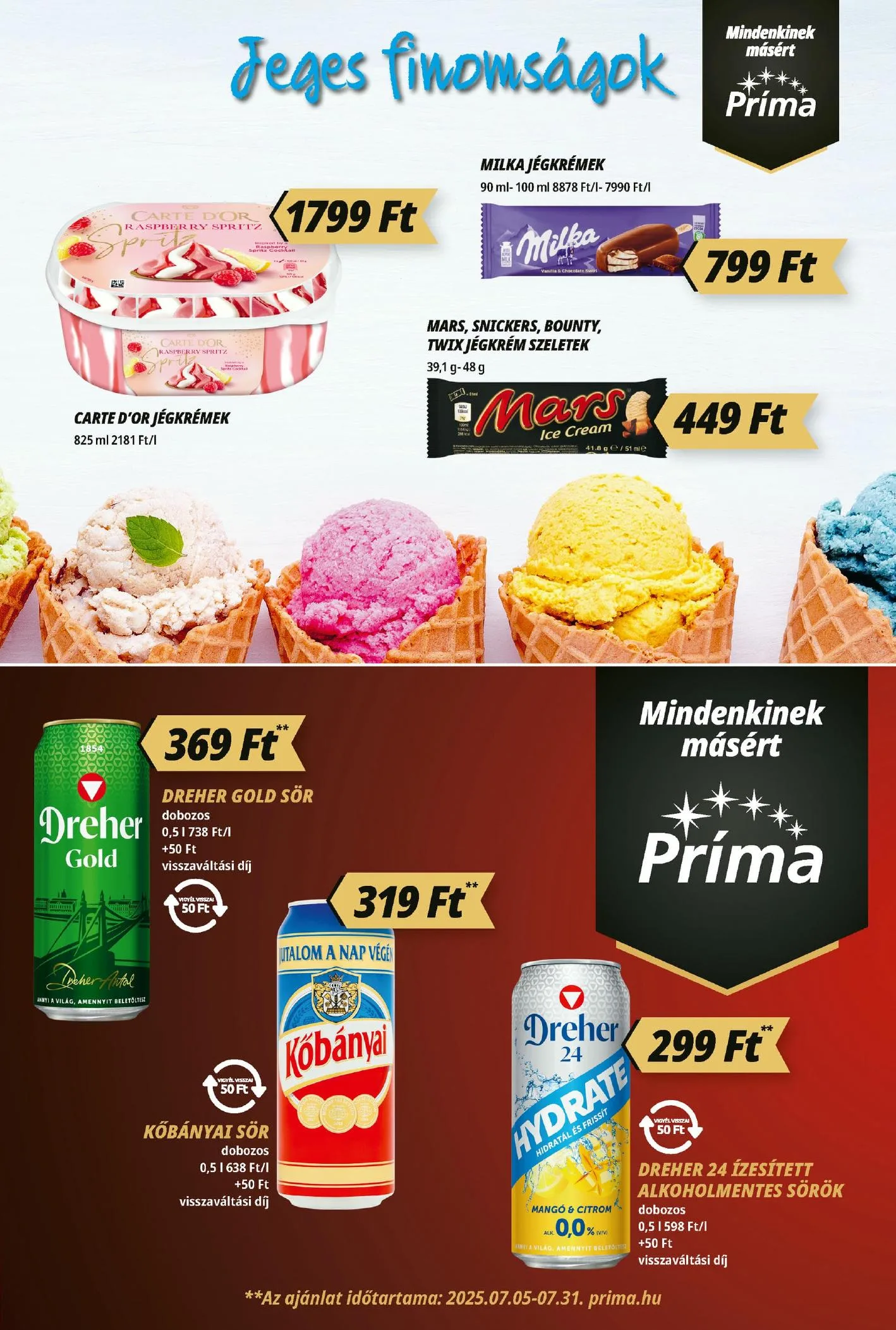CBA akciós újság Prima 07.17–07.23 – 3. oldal