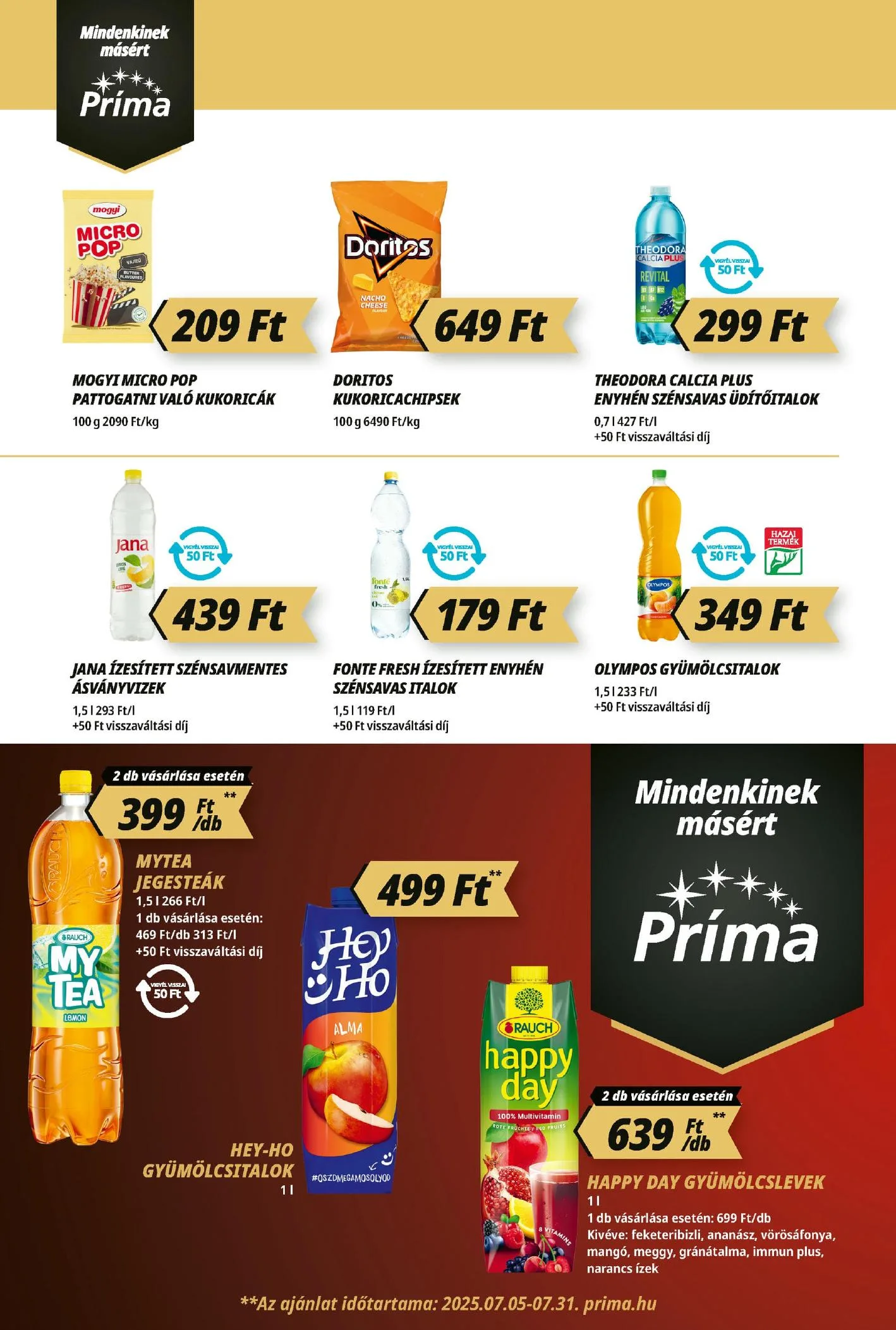 CBA akciós újság Prima 07.17–07.23 – 8. oldal