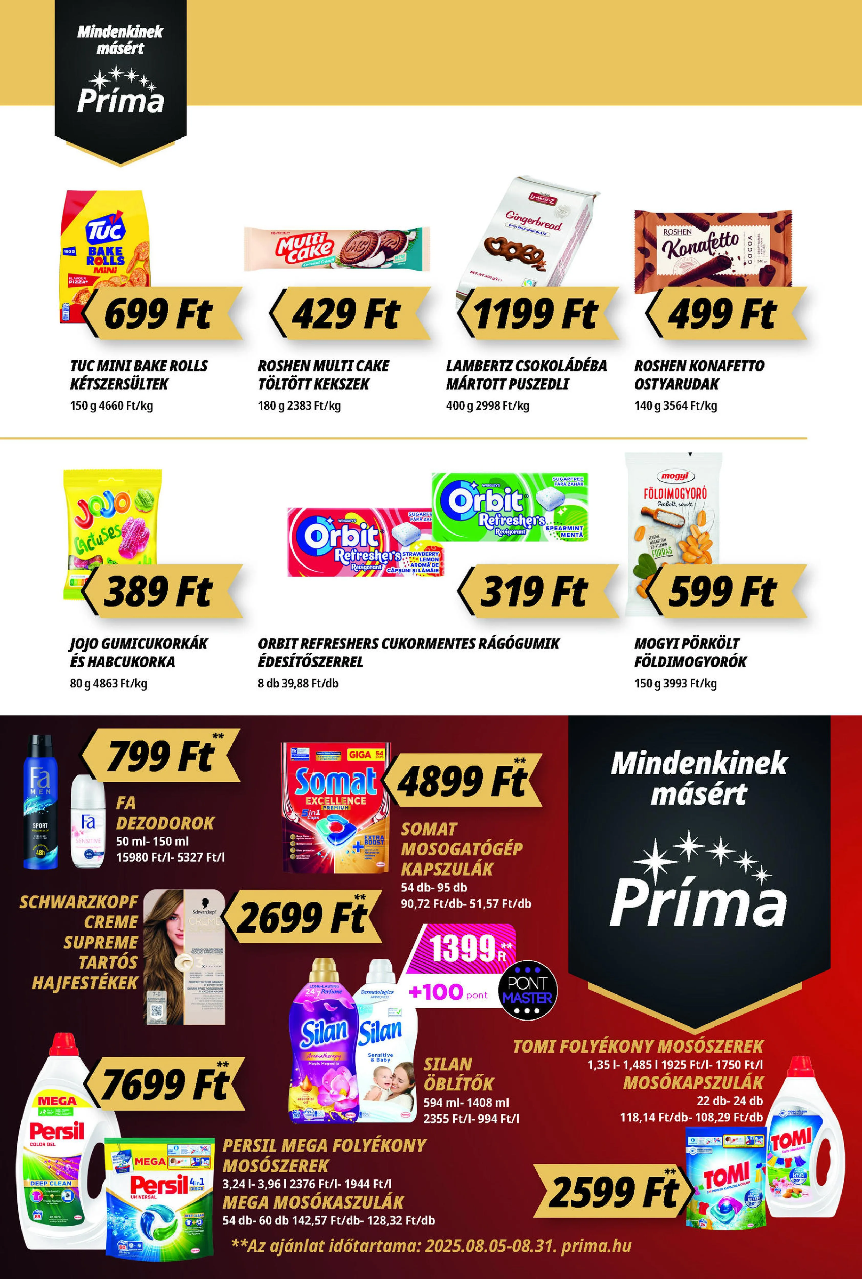 CBA akciós újság Prima 08.14–08.20 – 11. oldal