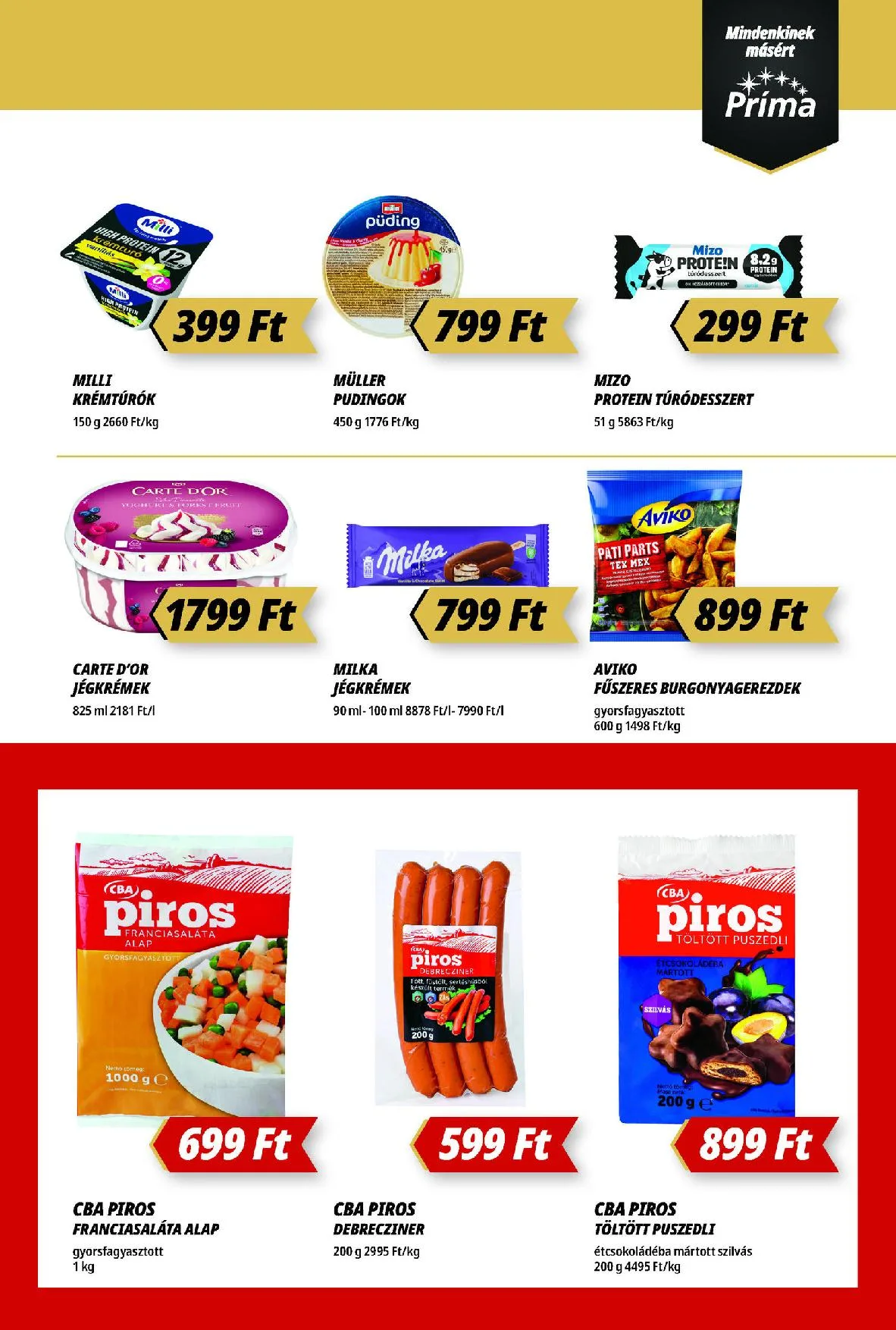 CBA akciós újság Prima 08.21–08.27 – 6. oldal
