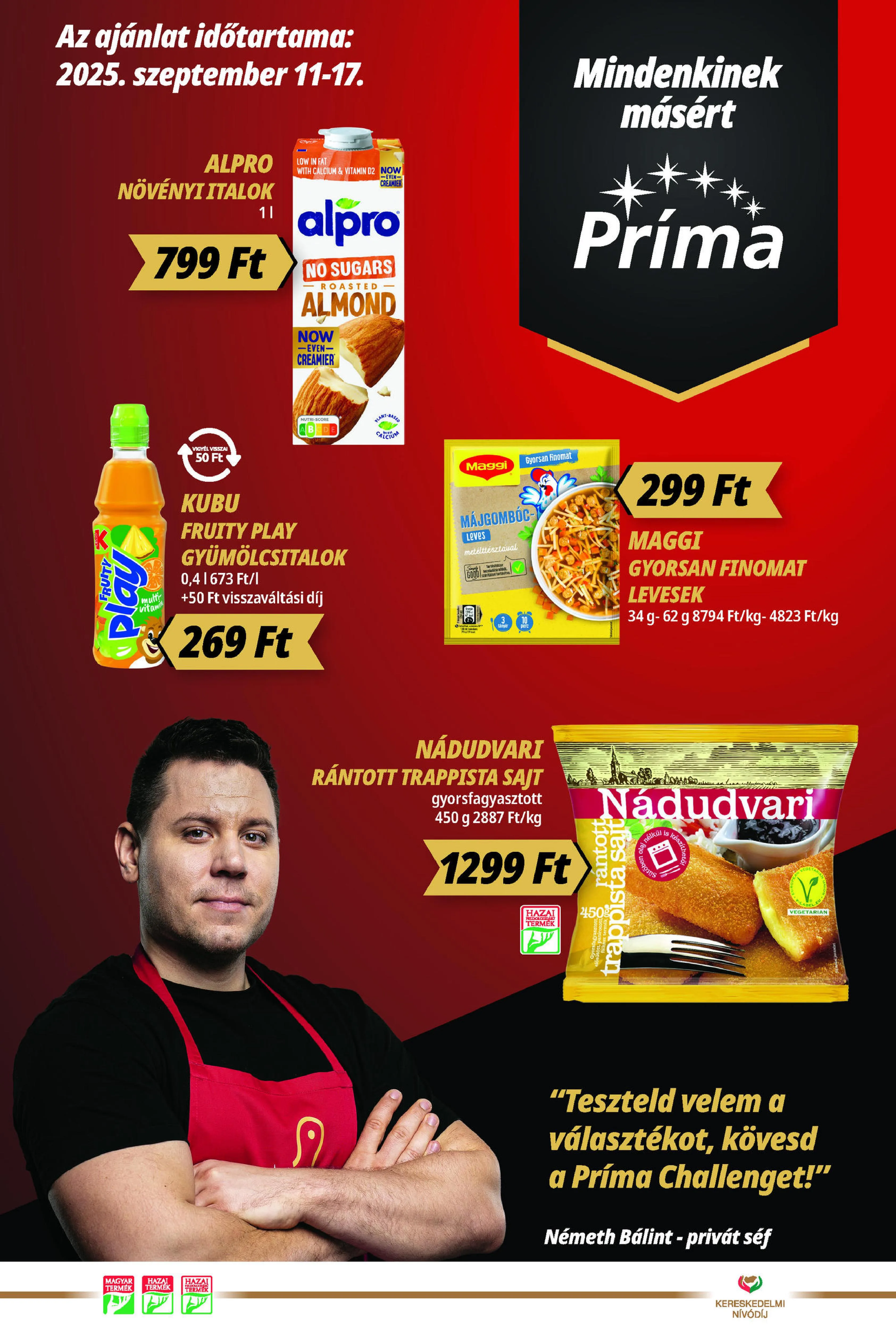 CBA akciós újság Prima 09.11–09.17
