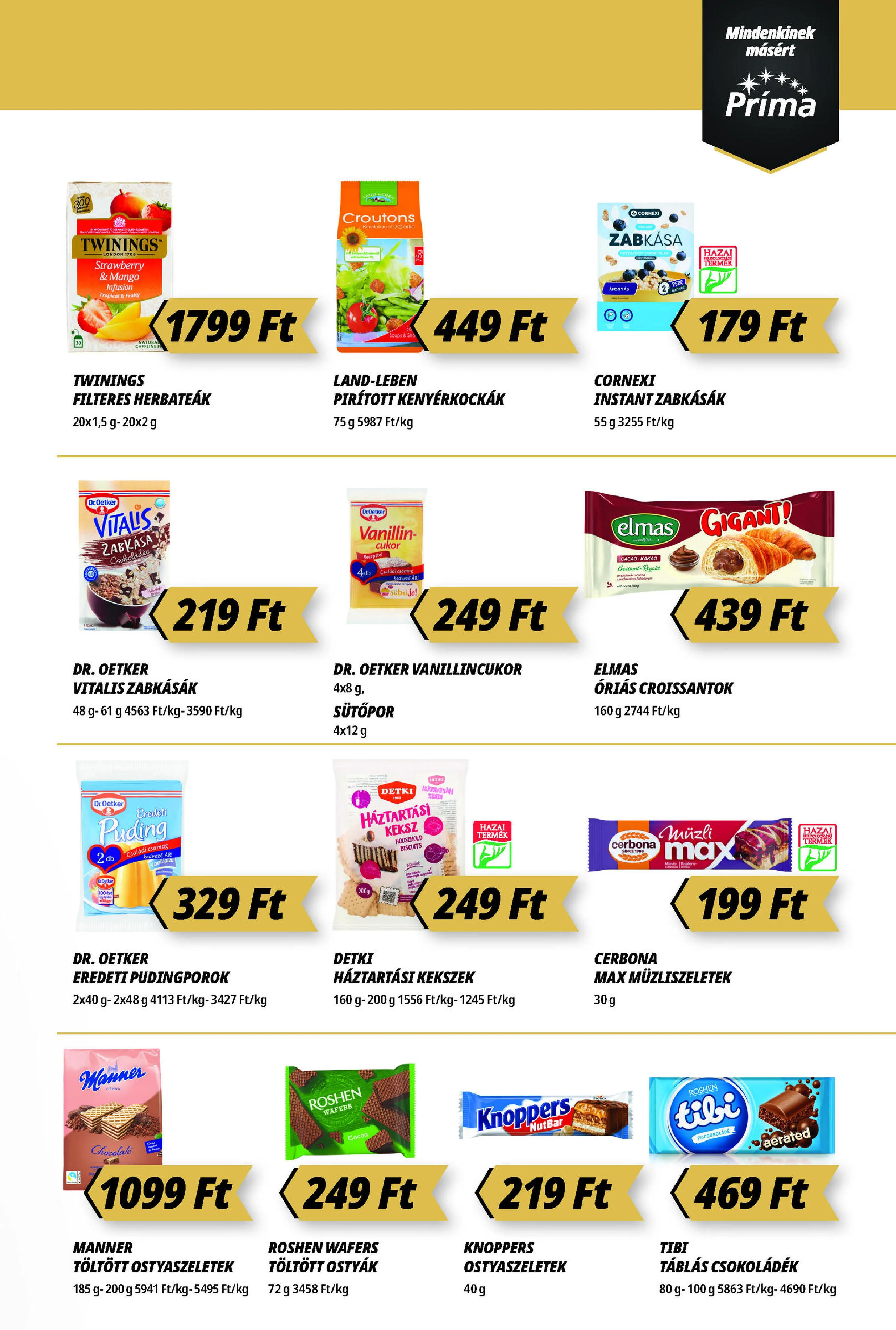 CBA akciós újság Prima 09.11–09.17 – 10. oldal
