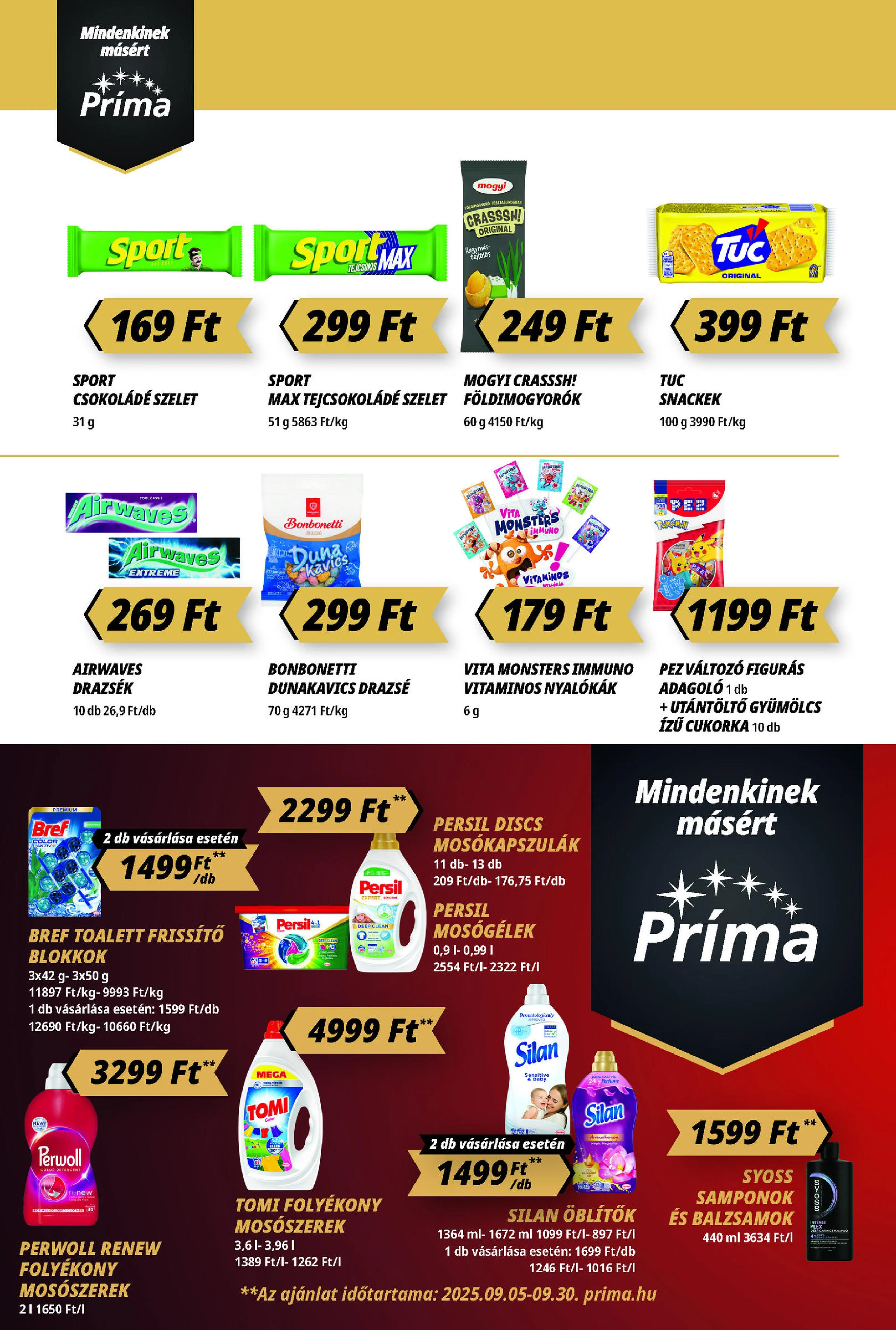 CBA akciós újság Prima 09.11–09.17 – 11. oldal