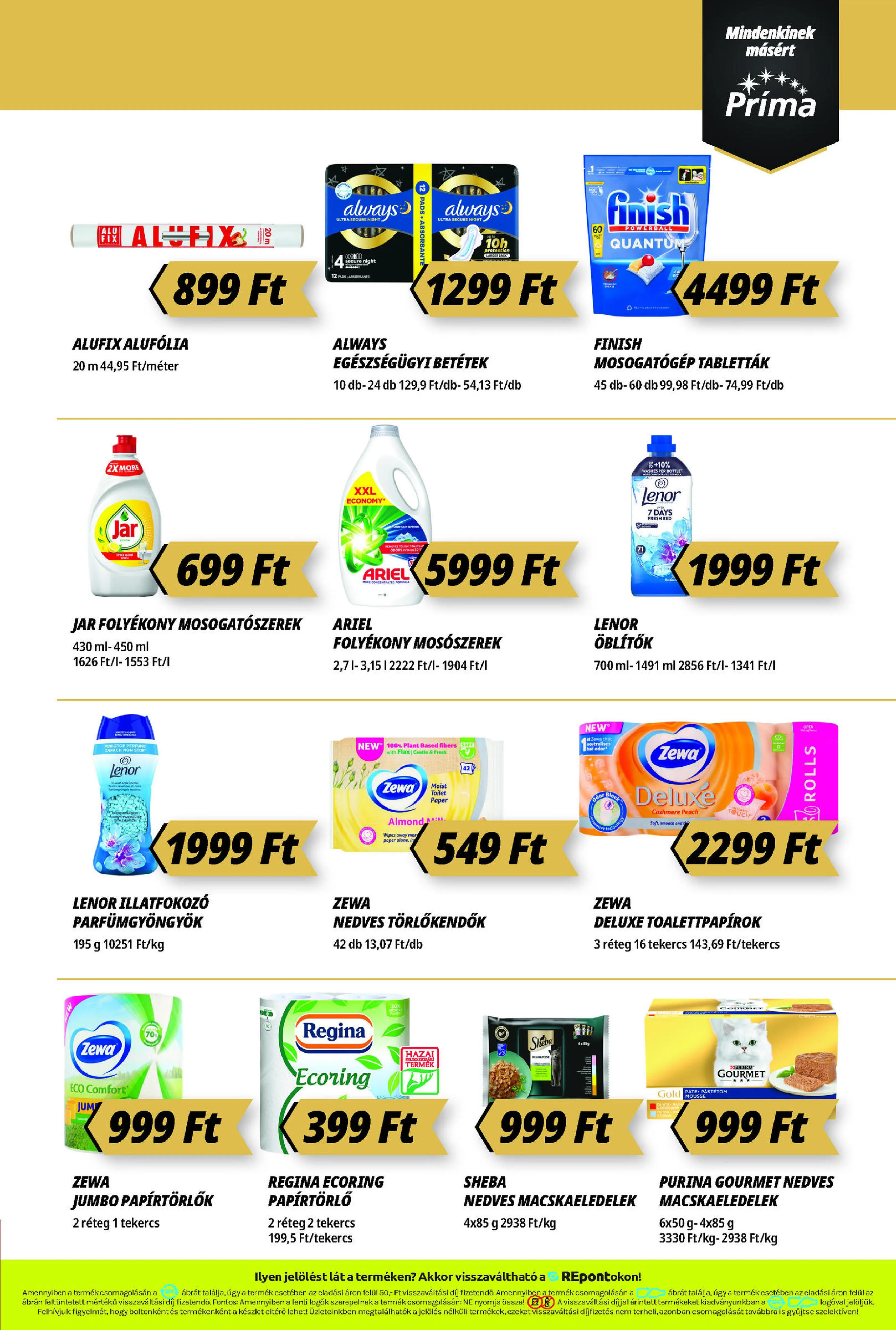 CBA akciós újság Prima 09.11–09.17 – 3. oldal