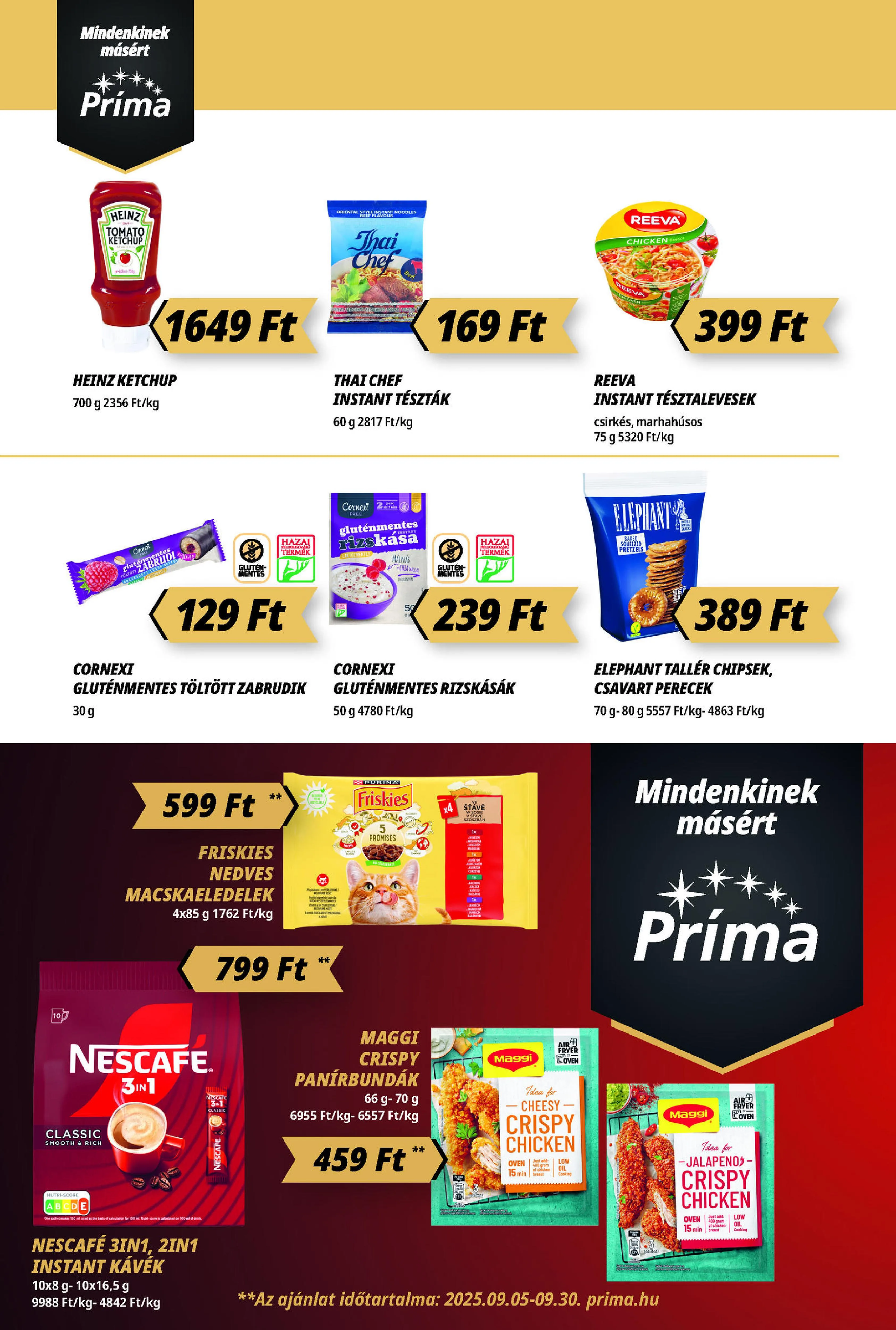 CBA akciós újság Prima 09.18–09.24 – 11. oldal