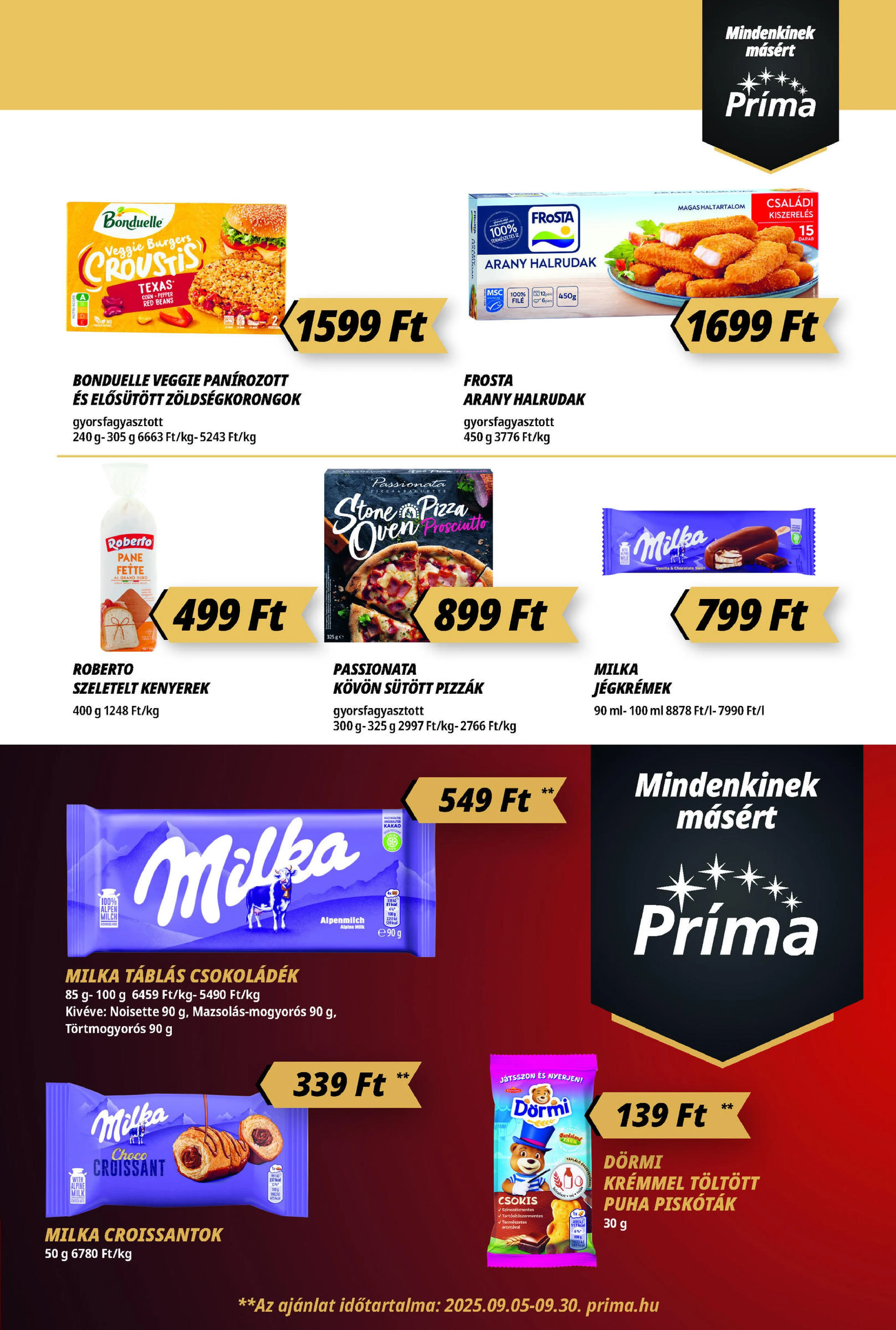 CBA akciós újság Prima 09.18–09.24 – 6. oldal