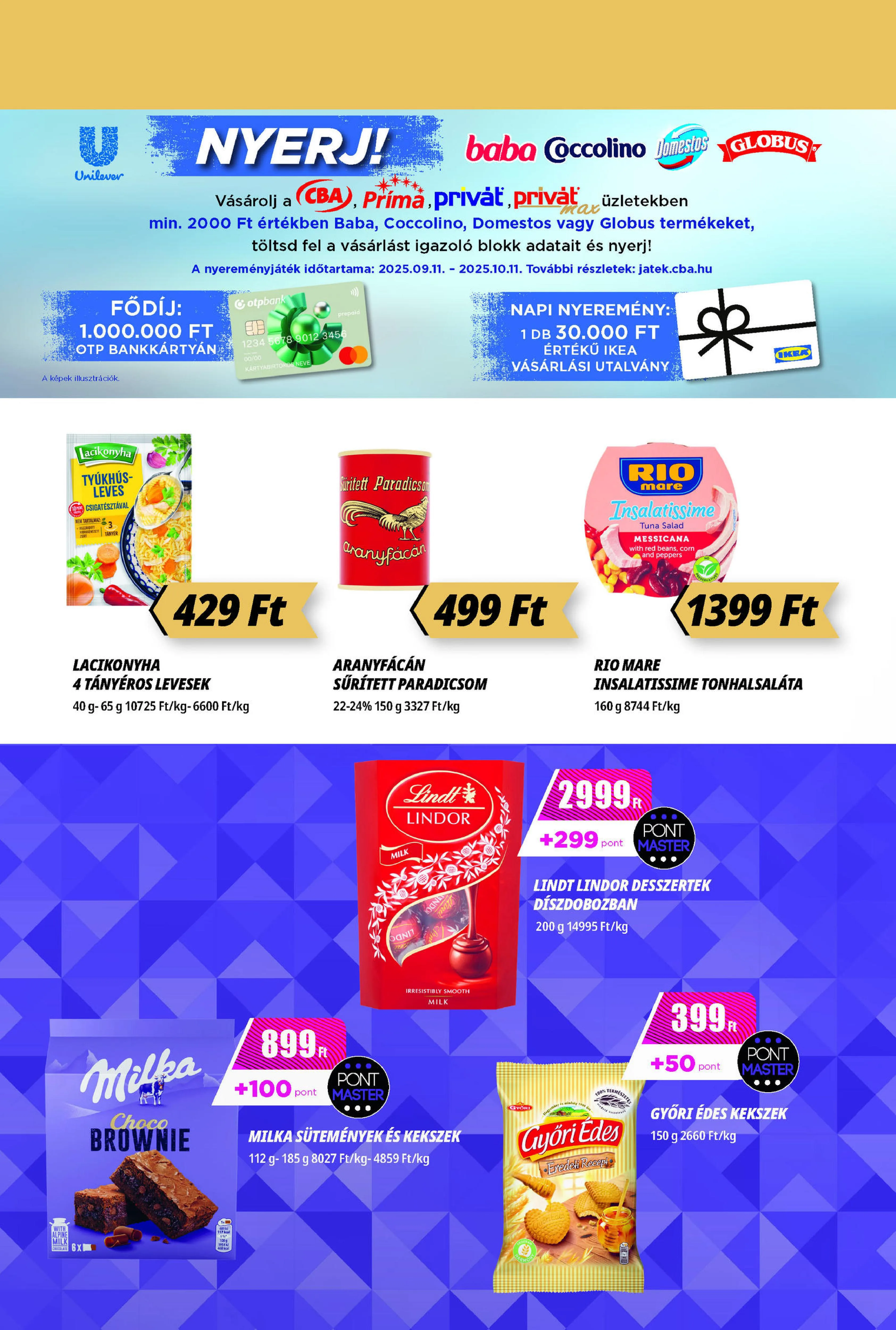 CBA akciós újság Prima 09.18–09.24 – 9. oldal