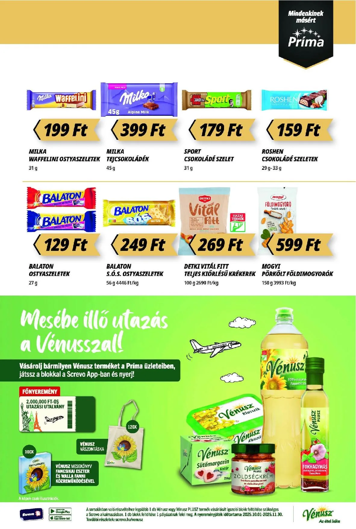 CBA akciós újság Prima 10.09–10.15 – 10. oldal