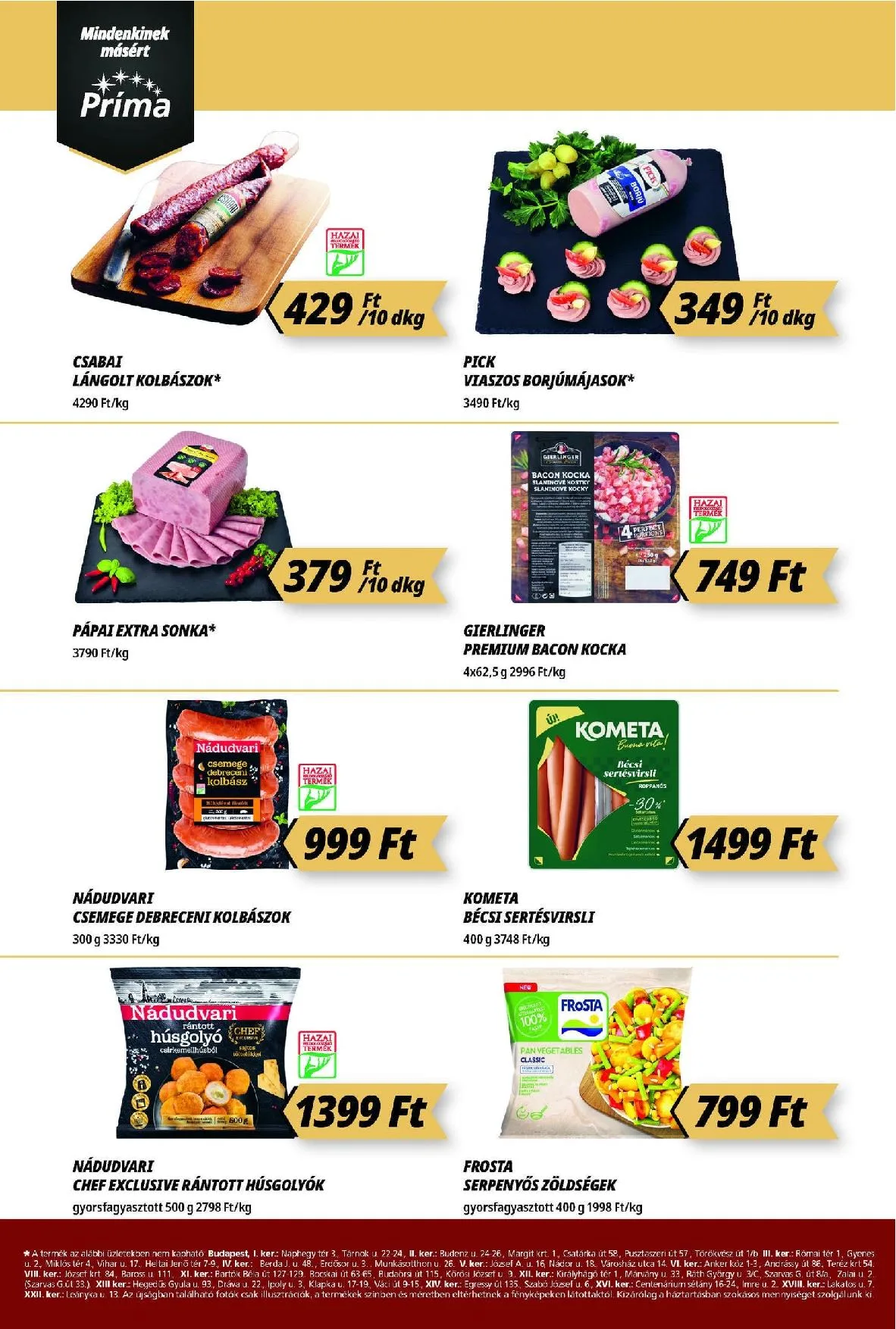 CBA akciós újság Prima 10.09–10.15 – 5. oldal