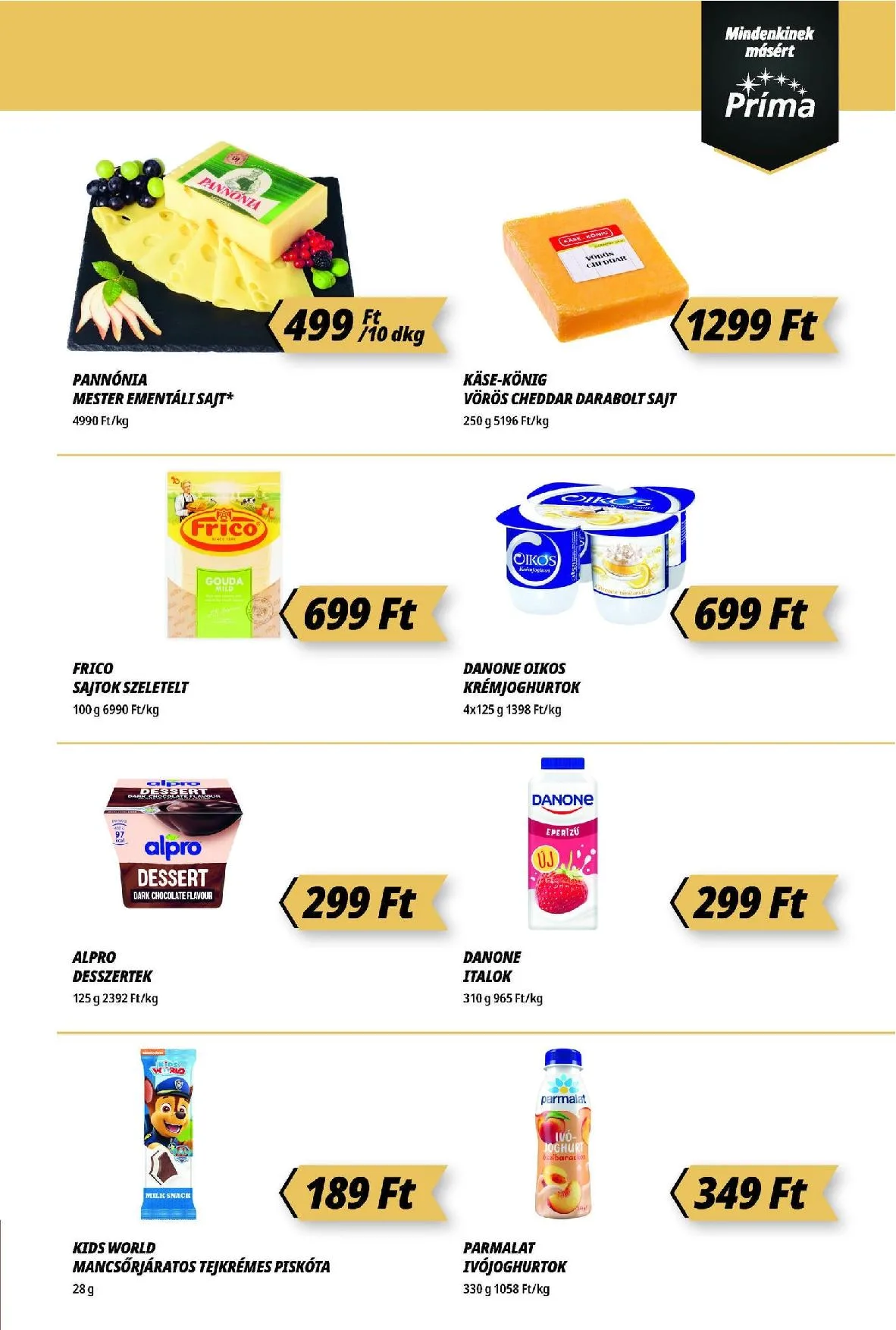 CBA akciós újság Prima 10.09–10.15 – 6. oldal
