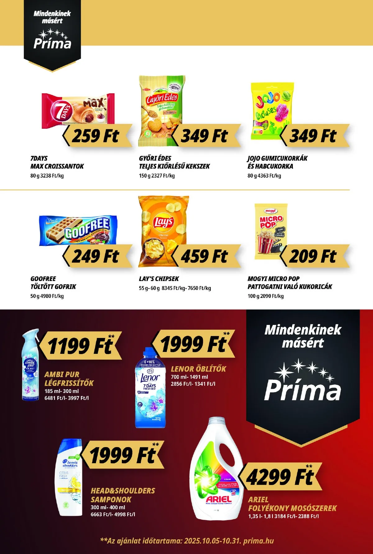 CBA akciós újság Prima 10.16–10.26 – 8. oldal