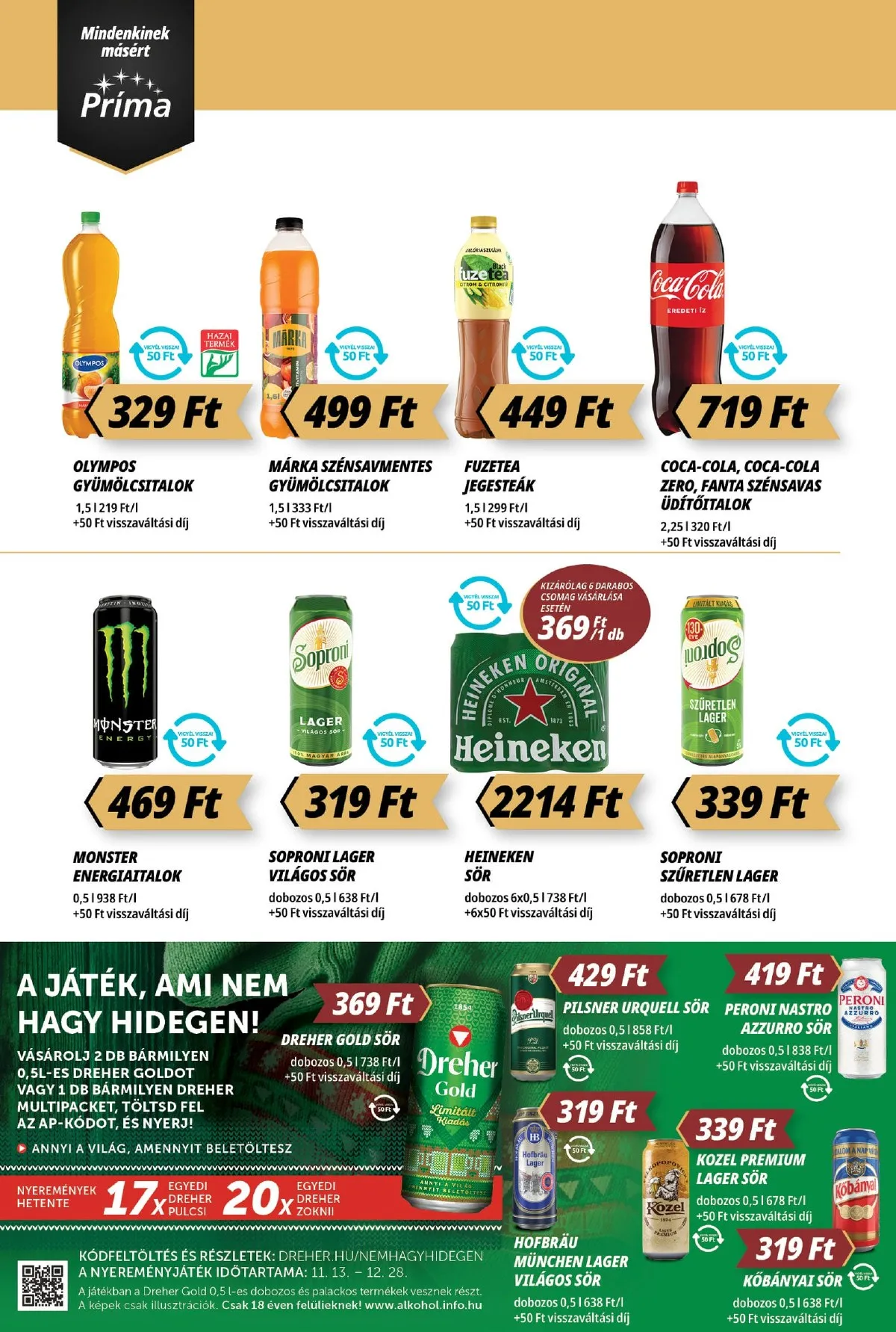 CBA akciós újság Prima 11.20–11.26 – 10. oldal