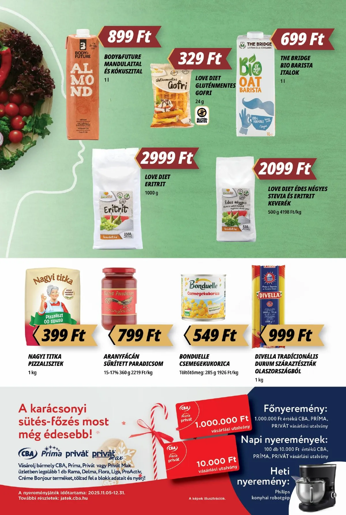 CBA akciós újság Prima 11.20–11.26 – 5. oldal