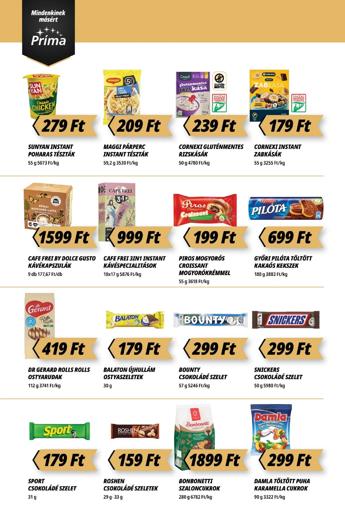 CBA akciós újság Prima 11.20–11.26 – 8. oldal