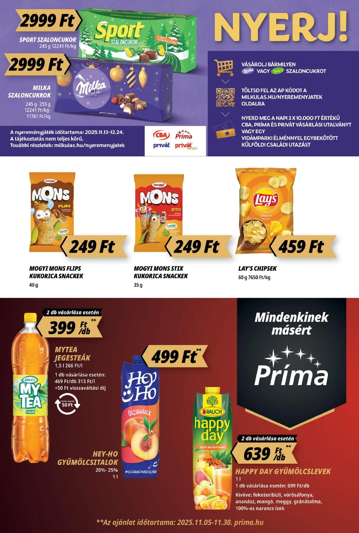 CBA akciós újság Prima 11.20–11.26 – 9. oldal