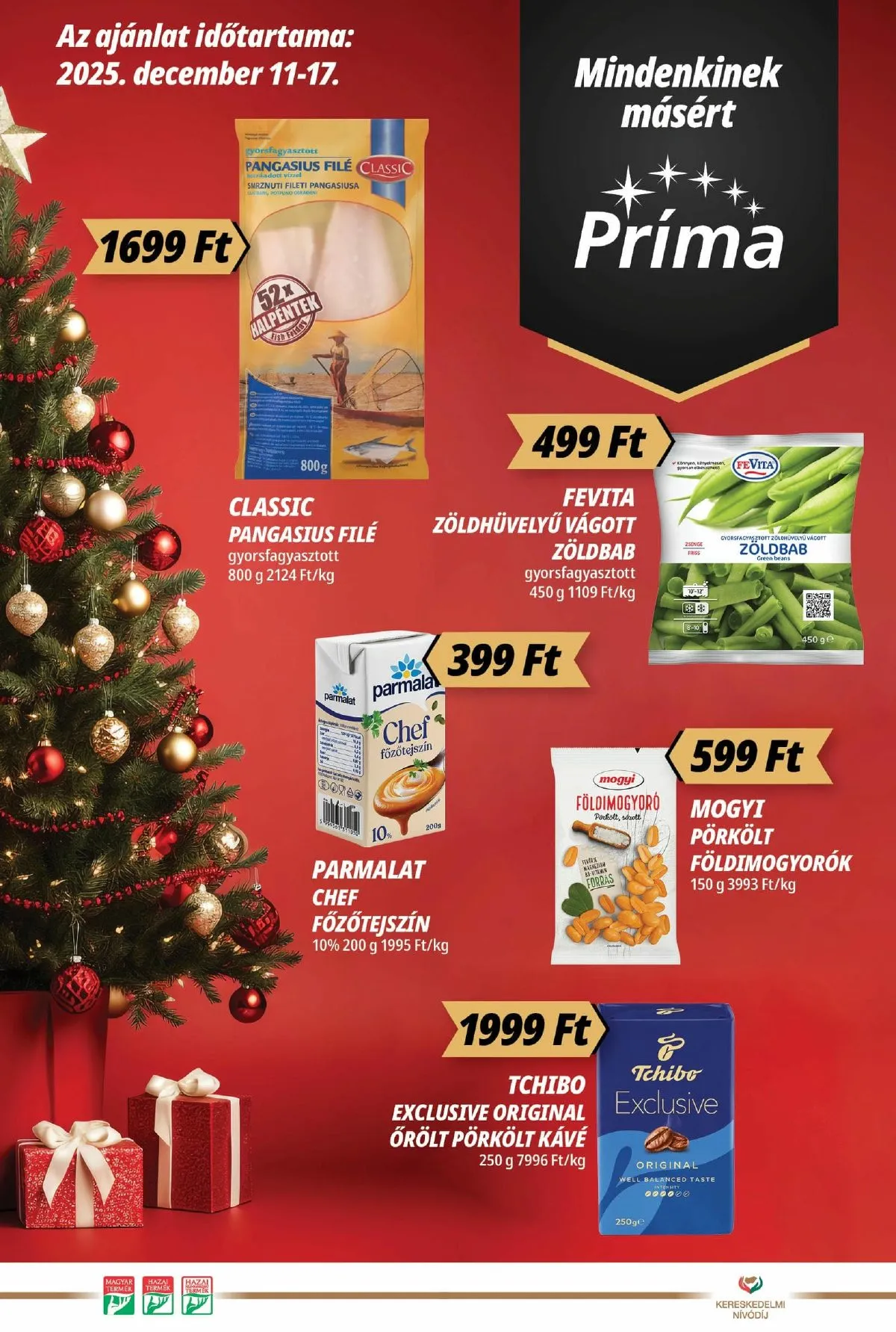 CBA akciós újság Prima 12.11–12.17