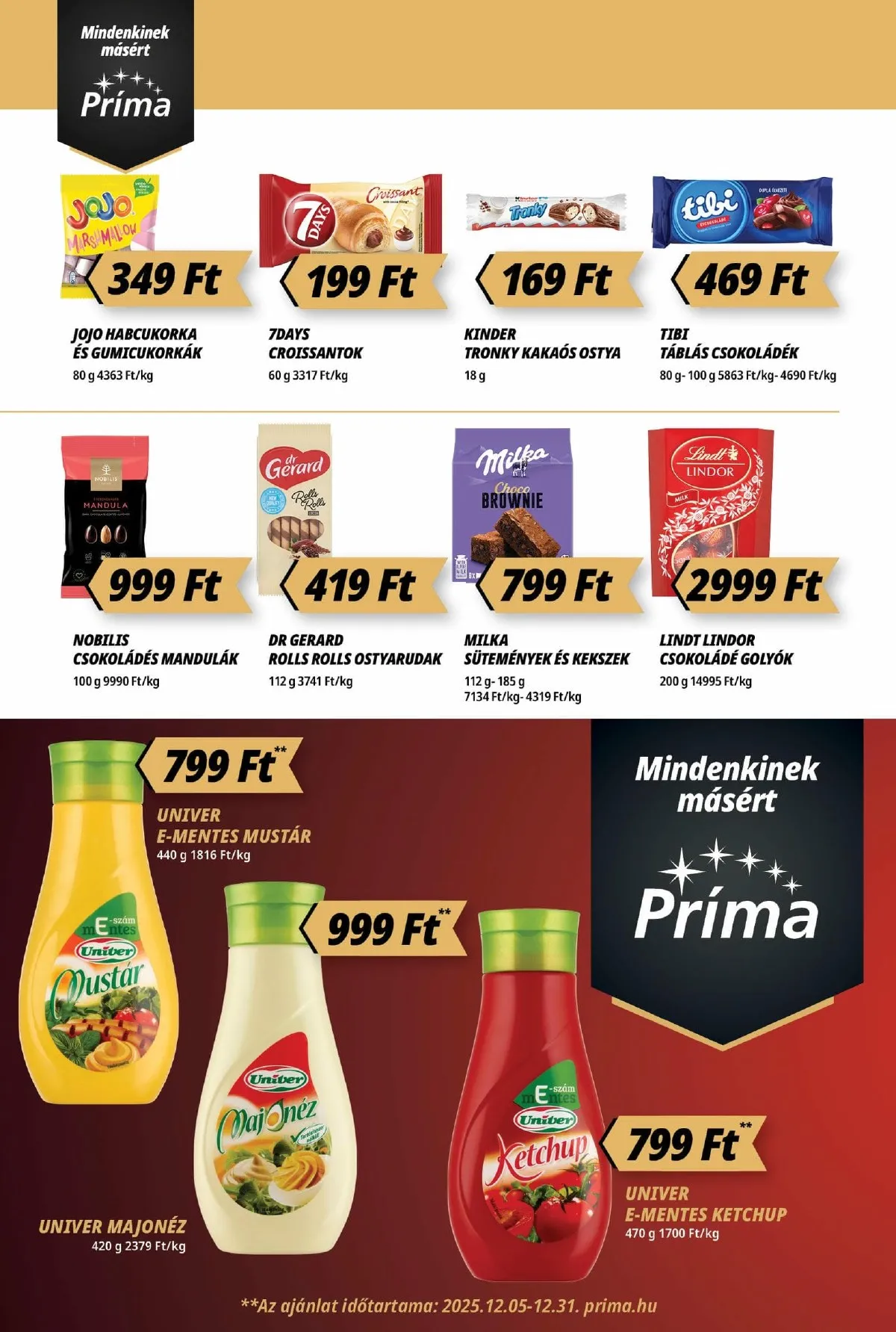 CBA akciós újság Prima 12.11–12.17 – 10. oldal