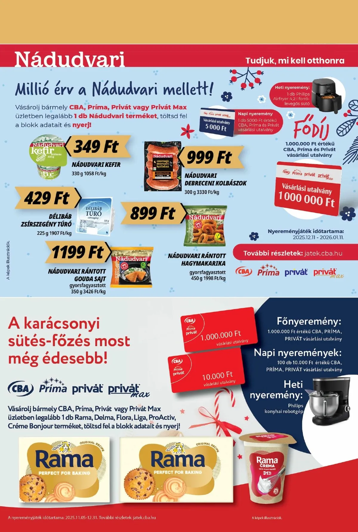 CBA akciós újság Prima 12.11–12.17 – 7. oldal