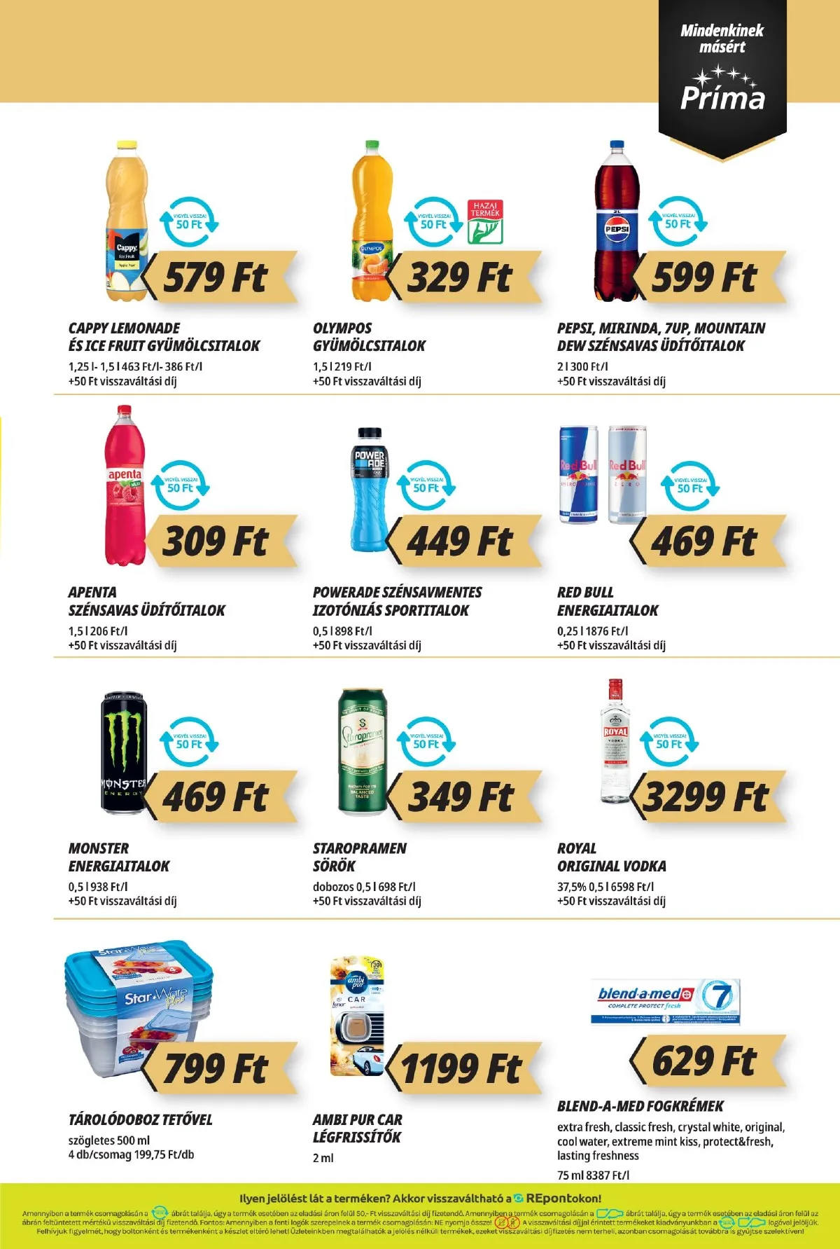 CBA akciós újság Prima 01.15–01.21 – 11. oldal