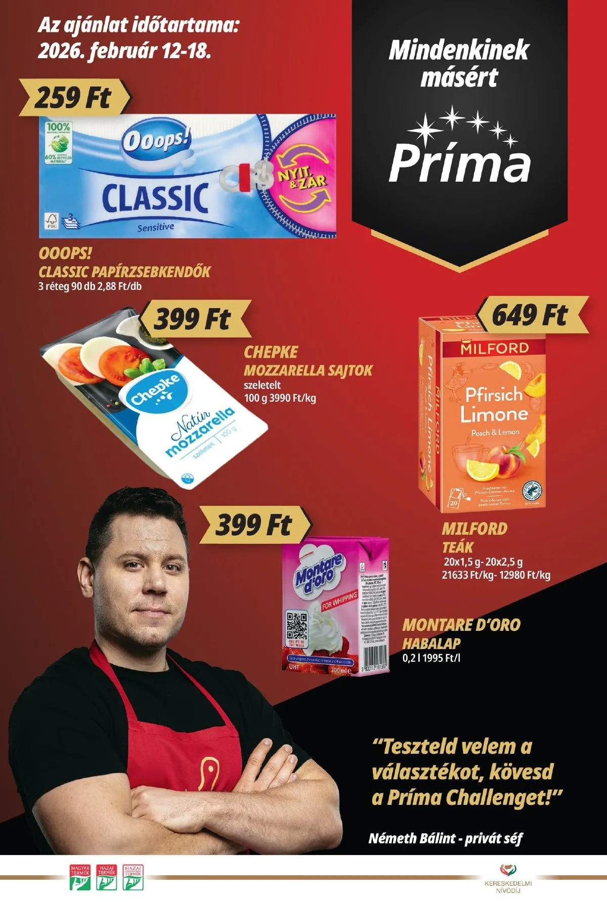CBA akciós újság Prima 02.12–02.18