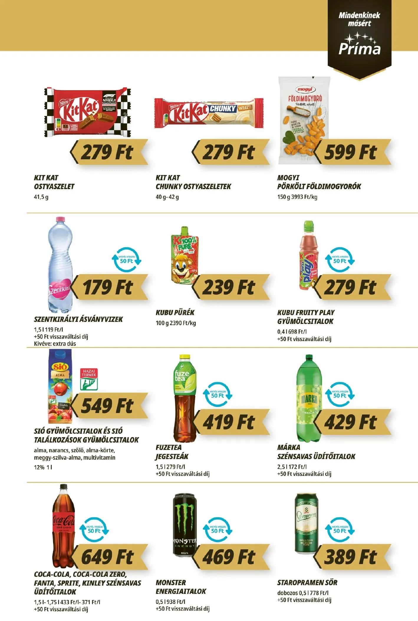 CBA akciós újság Prima 04.16–04.22 – 7. oldal