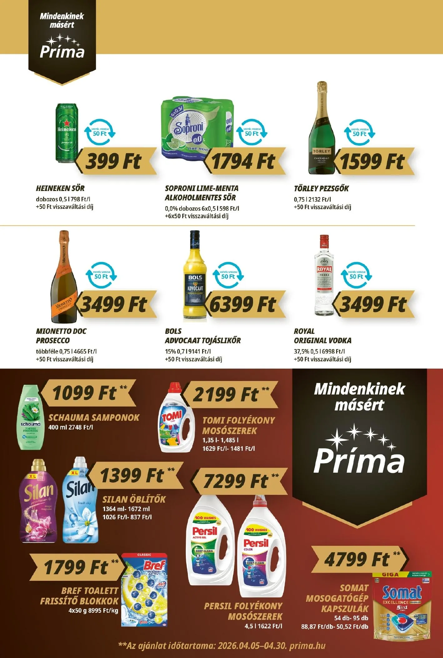 CBA akciós újság Prima 04.16–04.22 – 8. oldal