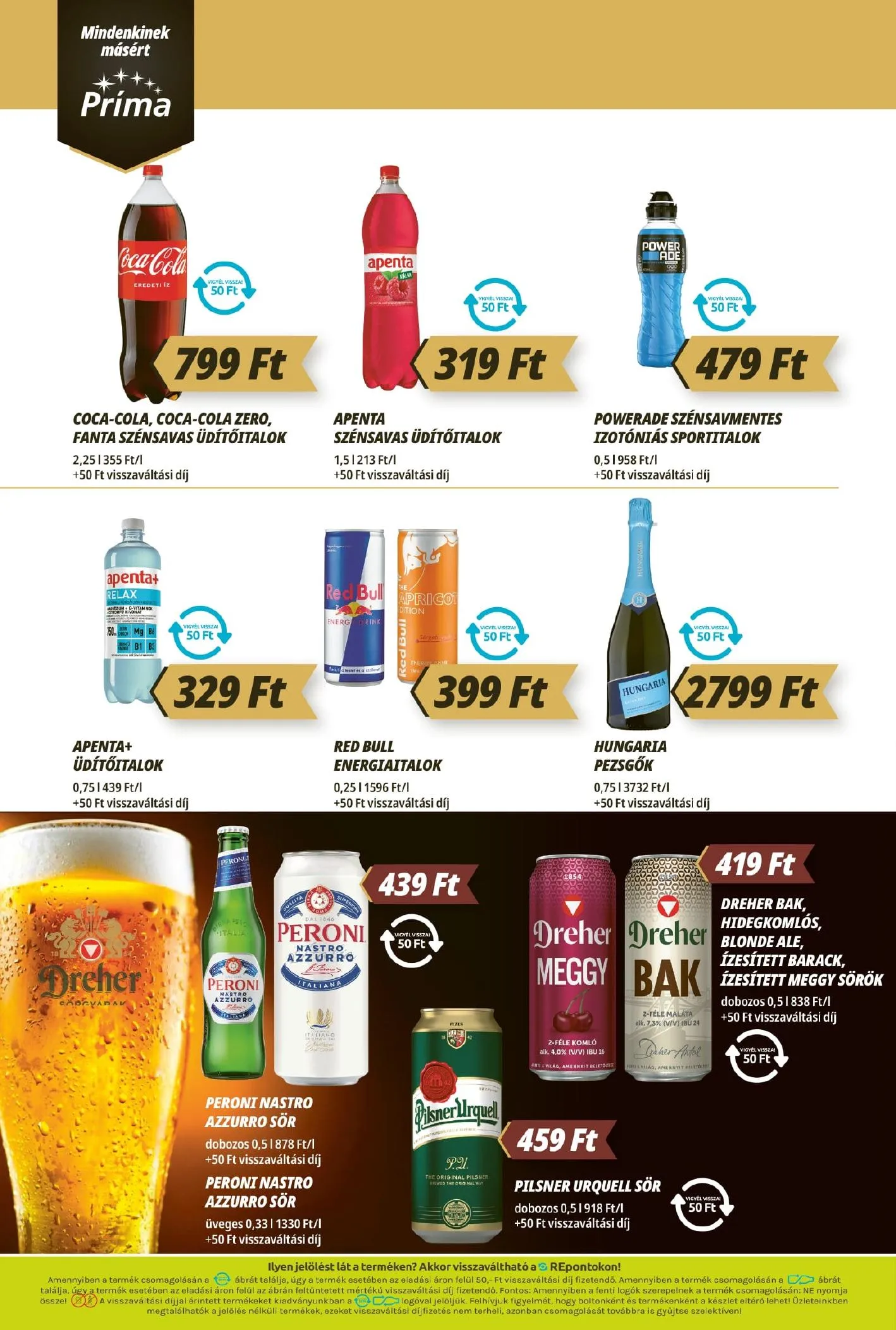 CBA akciós újság Prima 04.23–04.29 – 10. oldal